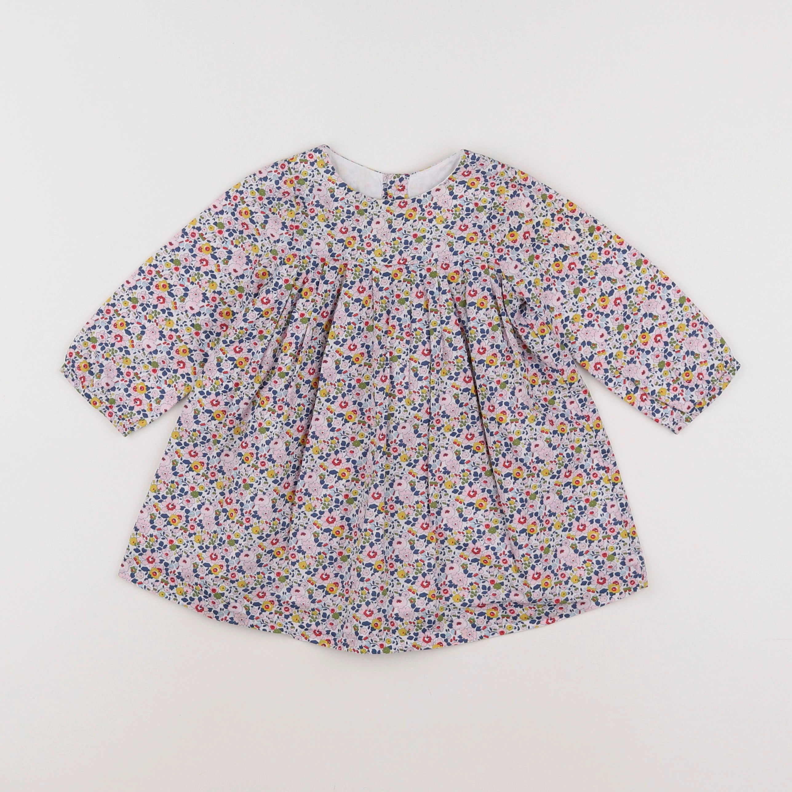 Jacadi - robe liberty multicolore - 12 mois