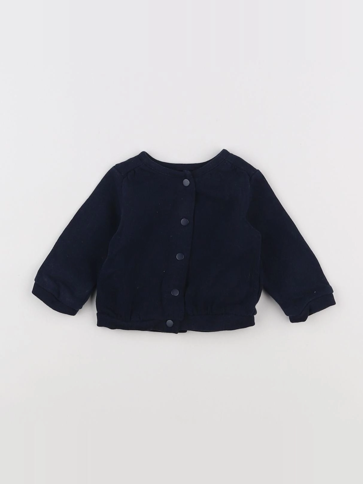 Vertbaudet - sweat bleu - 3 mois