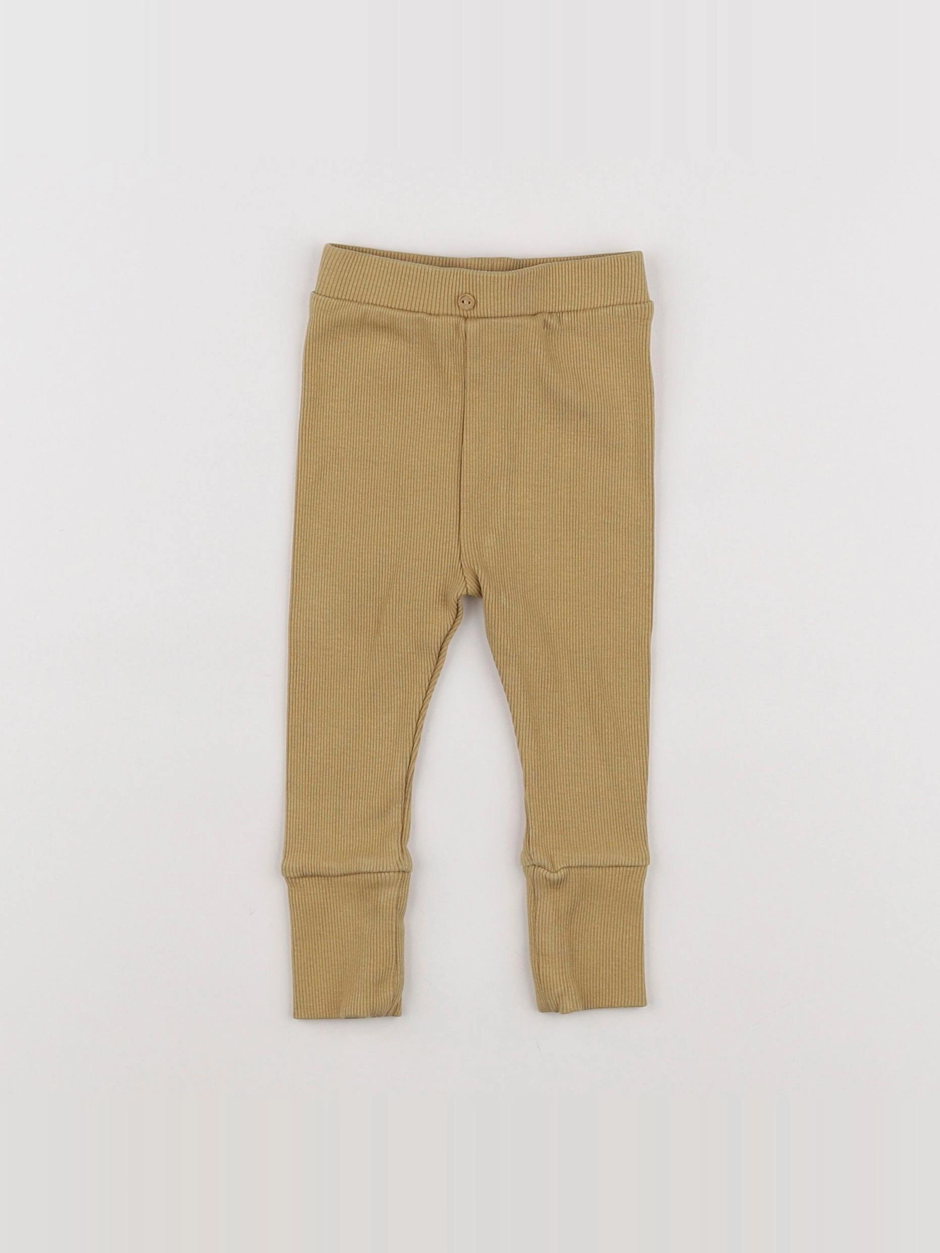 Vertbaudet - legging marron - 6 mois