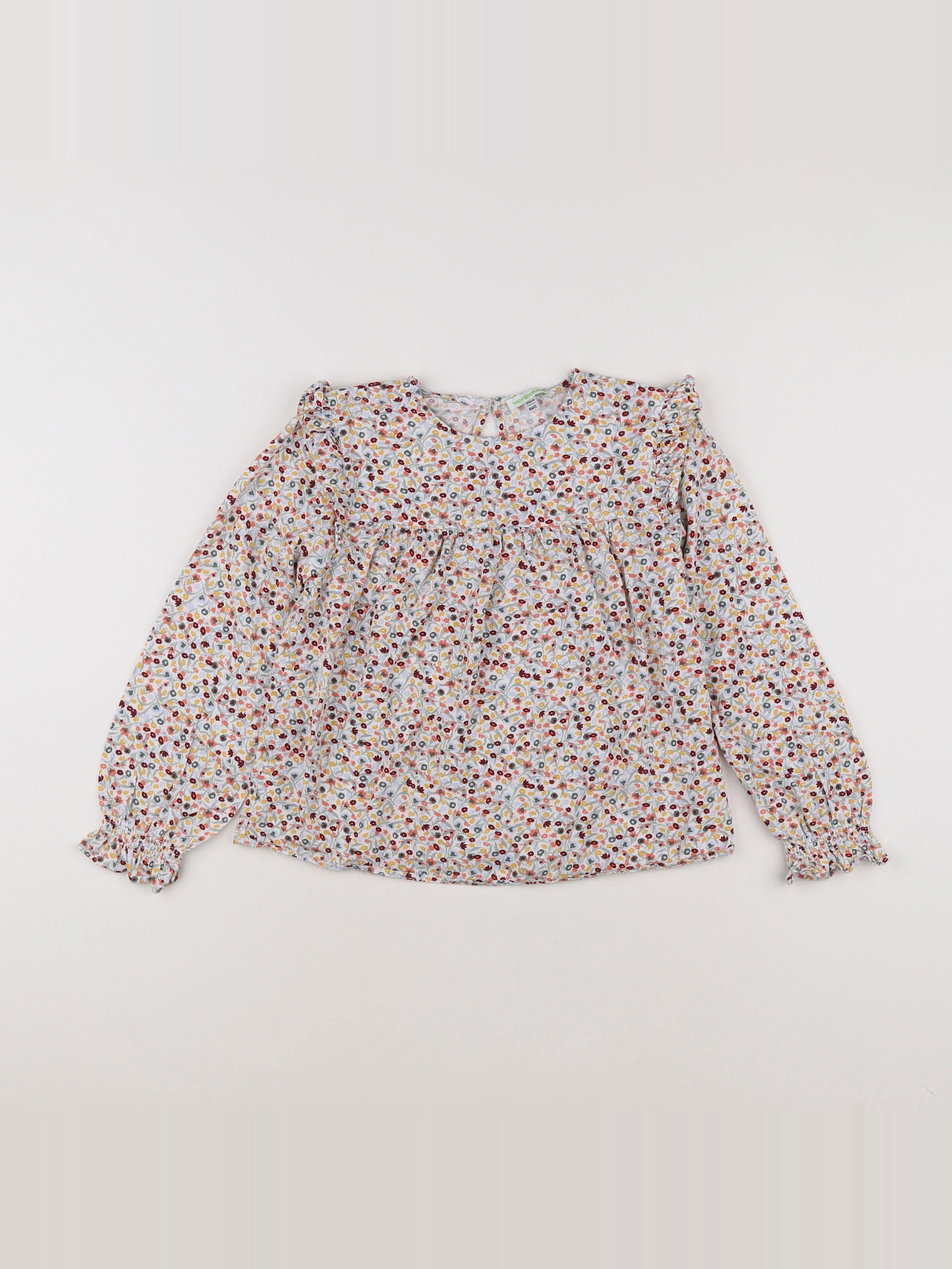Vertbaudet - blouse multicolore - 8 ans