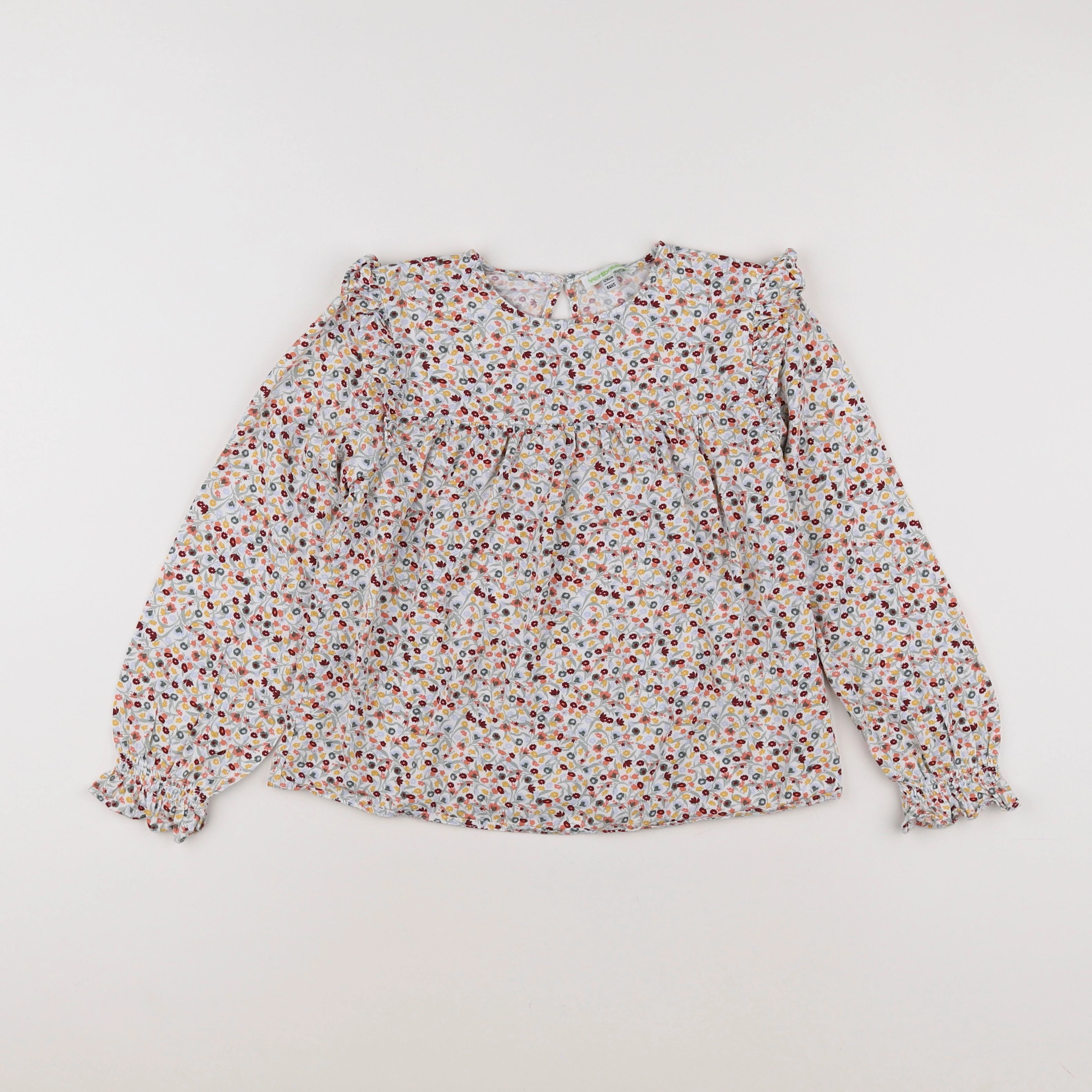 Vertbaudet - blouse multicolore - 8 ans