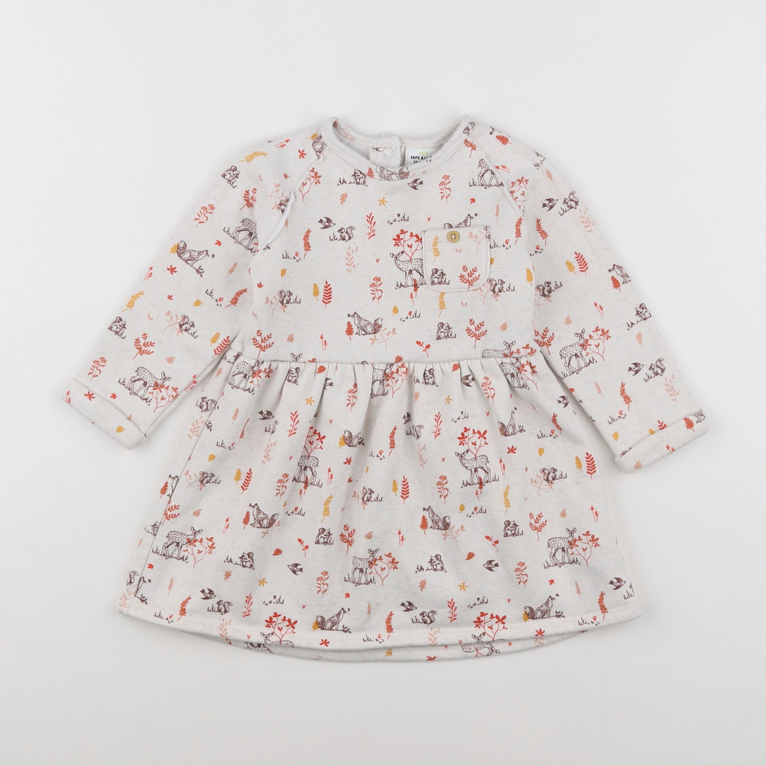 Tape à l'oeil - robe gris - 2 ans