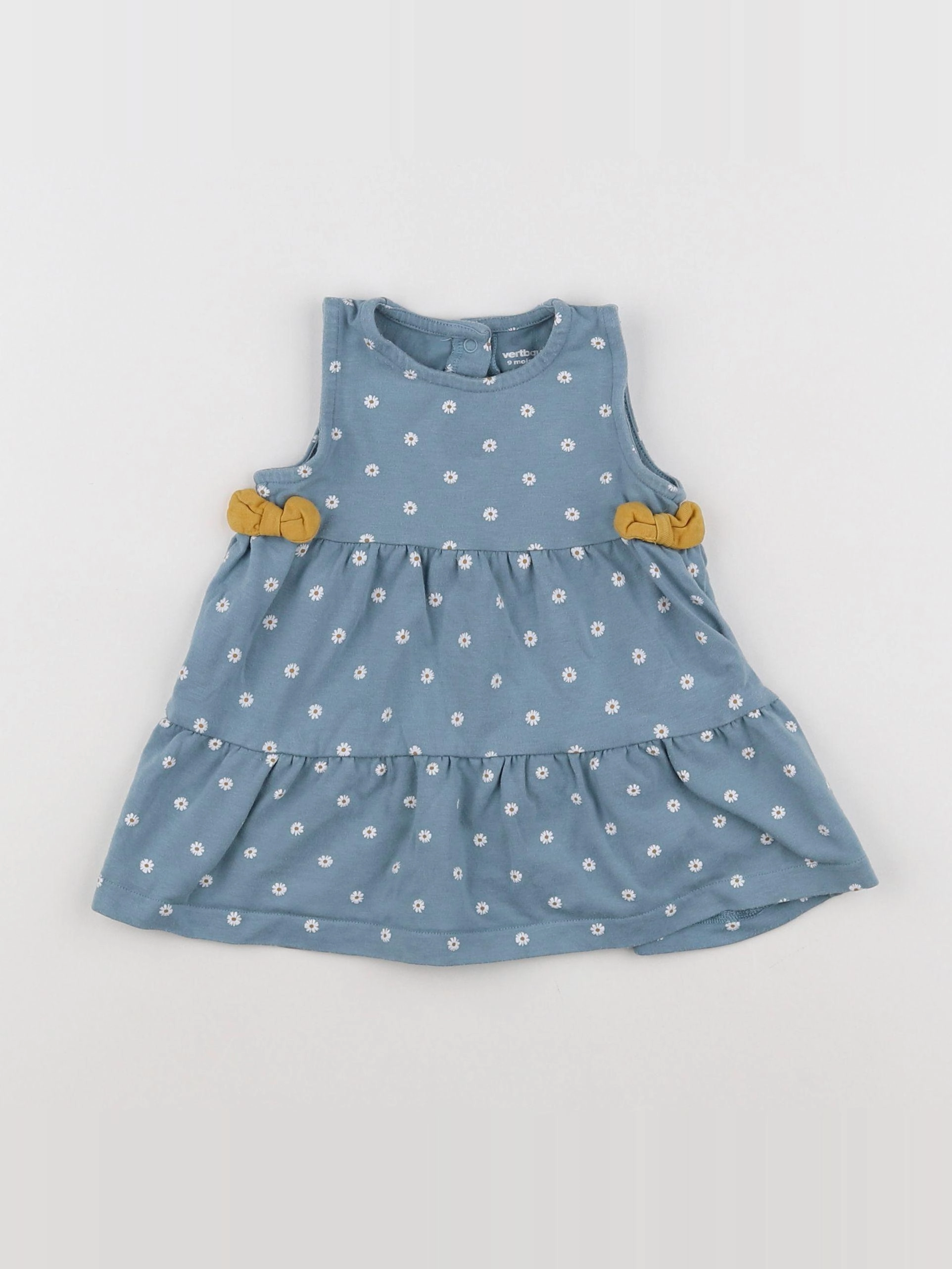 Vertbaudet - robe bleu - 9 mois