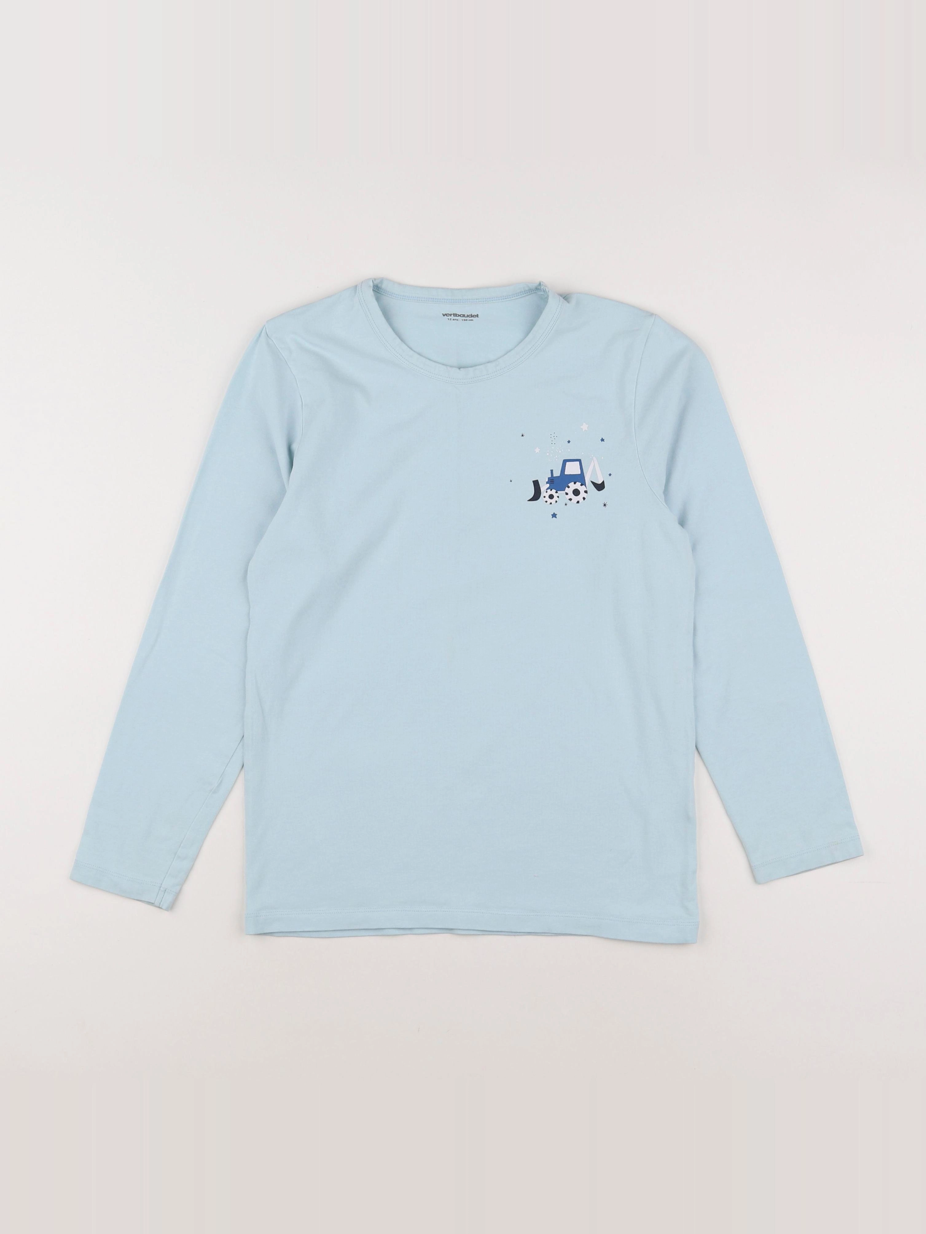 Vertbaudet - maillot de corps bleu - 12 ans