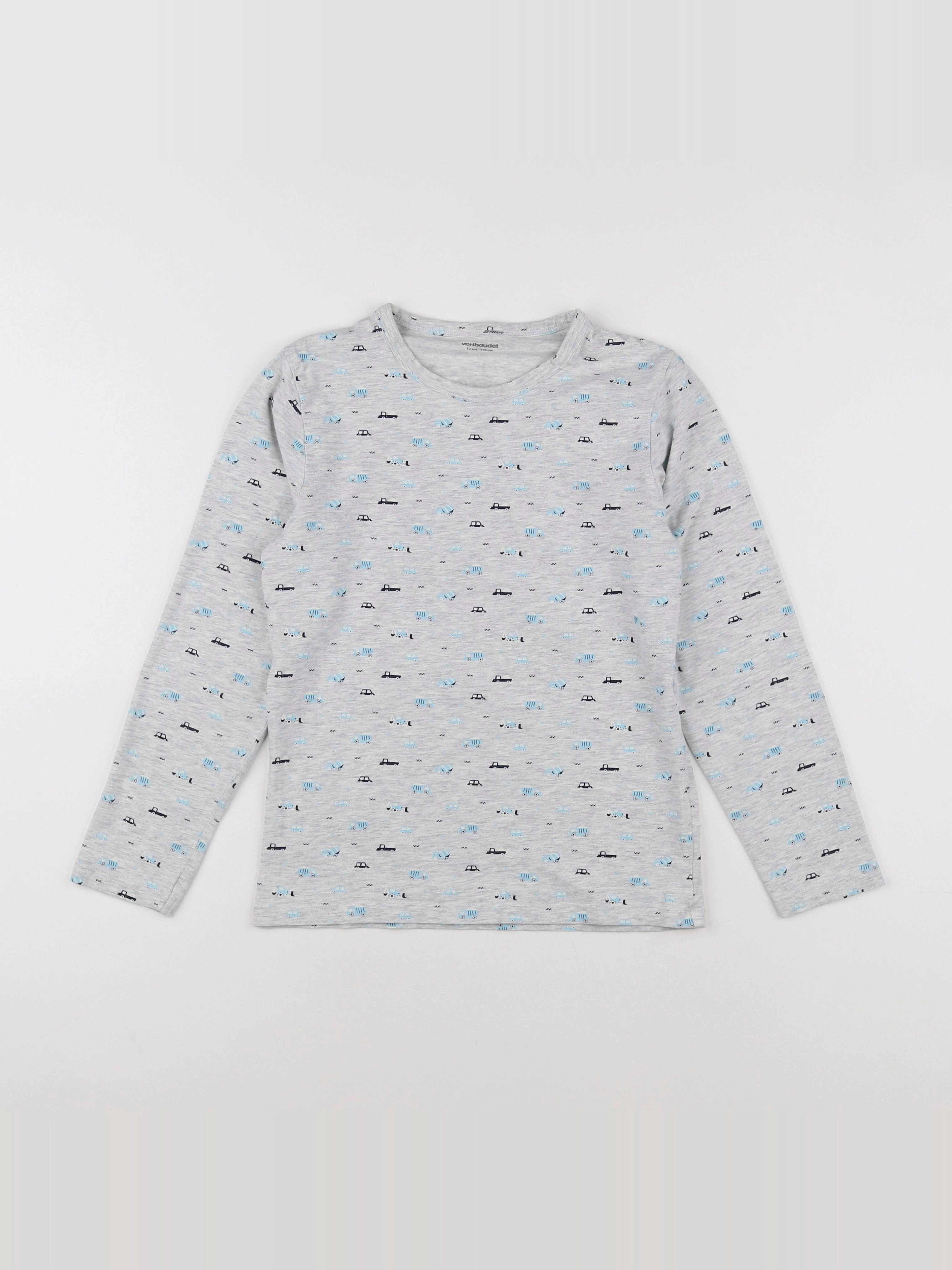 Vertbaudet - maillot de corps gris - 12 ans