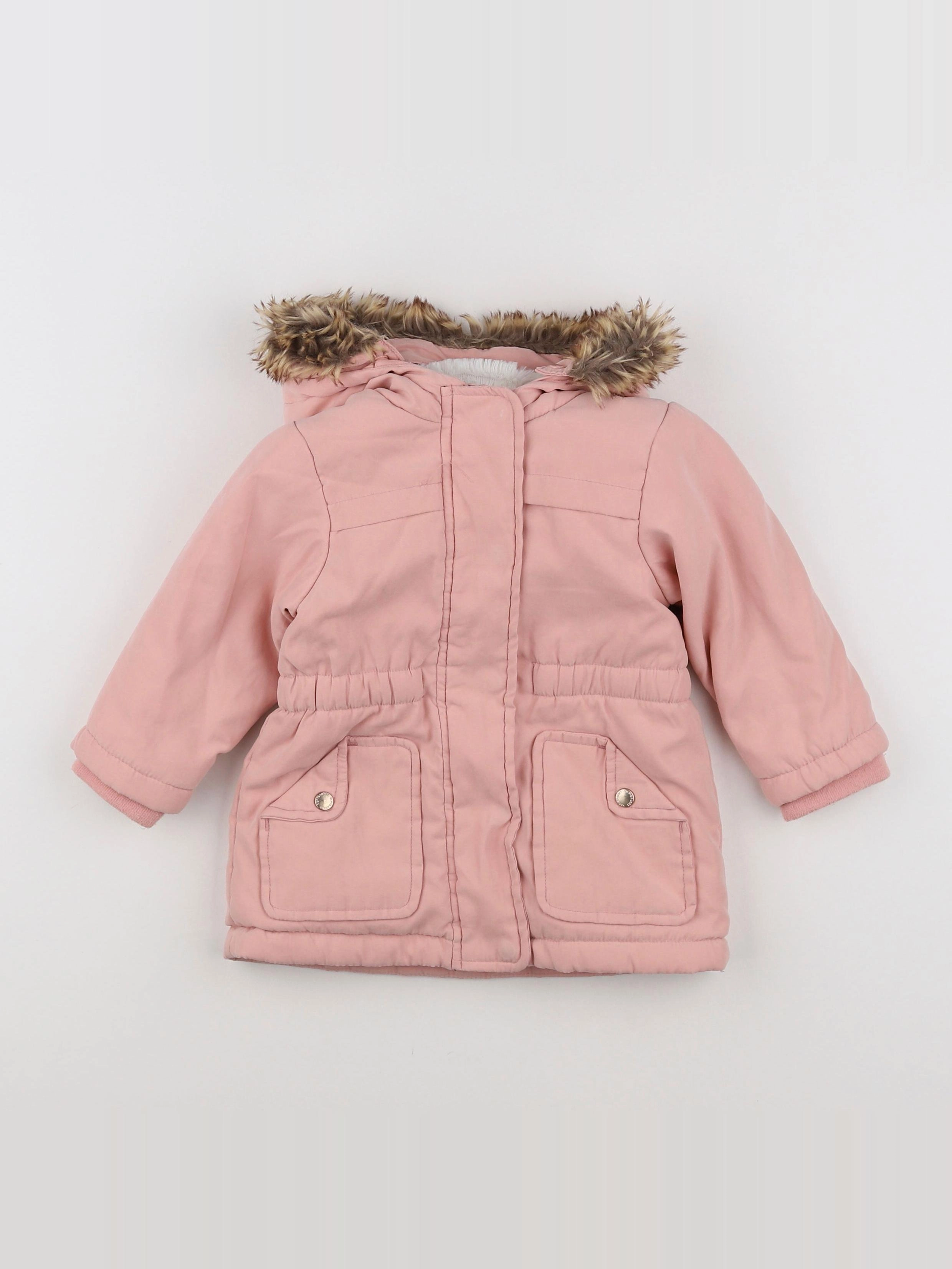 Vertbaudet - parka rose - 18 mois