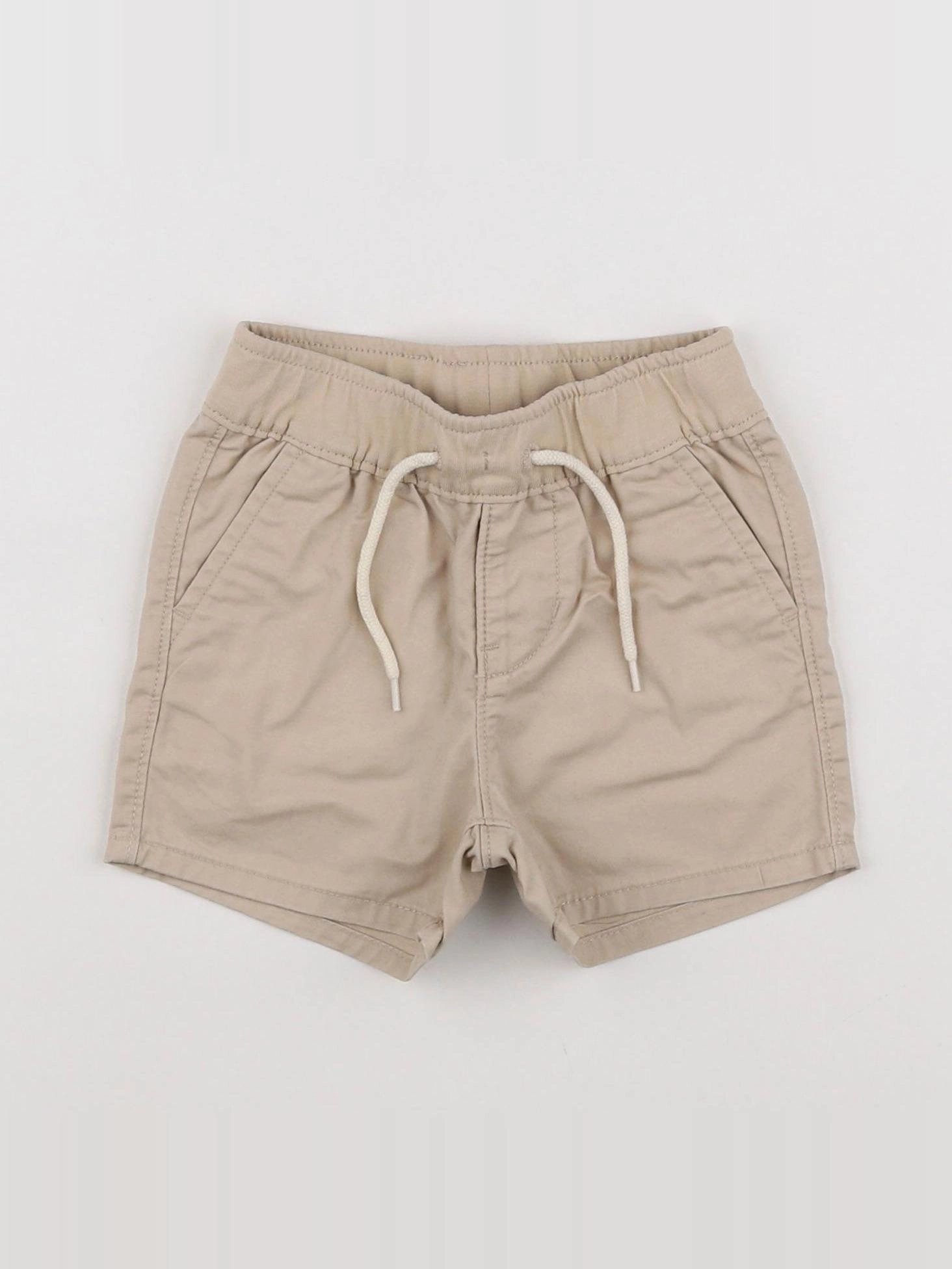 GAP - short beige - 6/12 mois