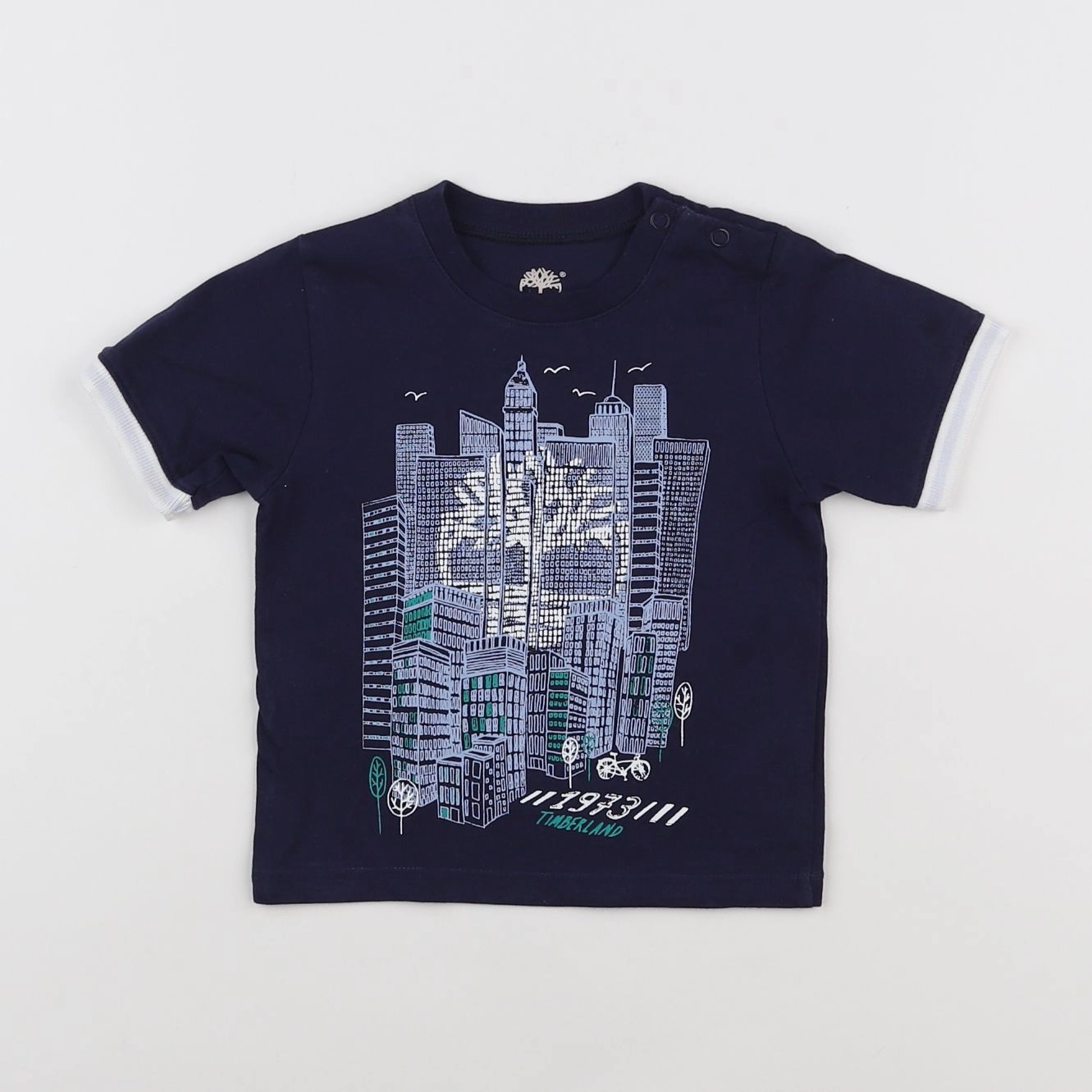 Timberland - tee-shirt bleu - 12 mois