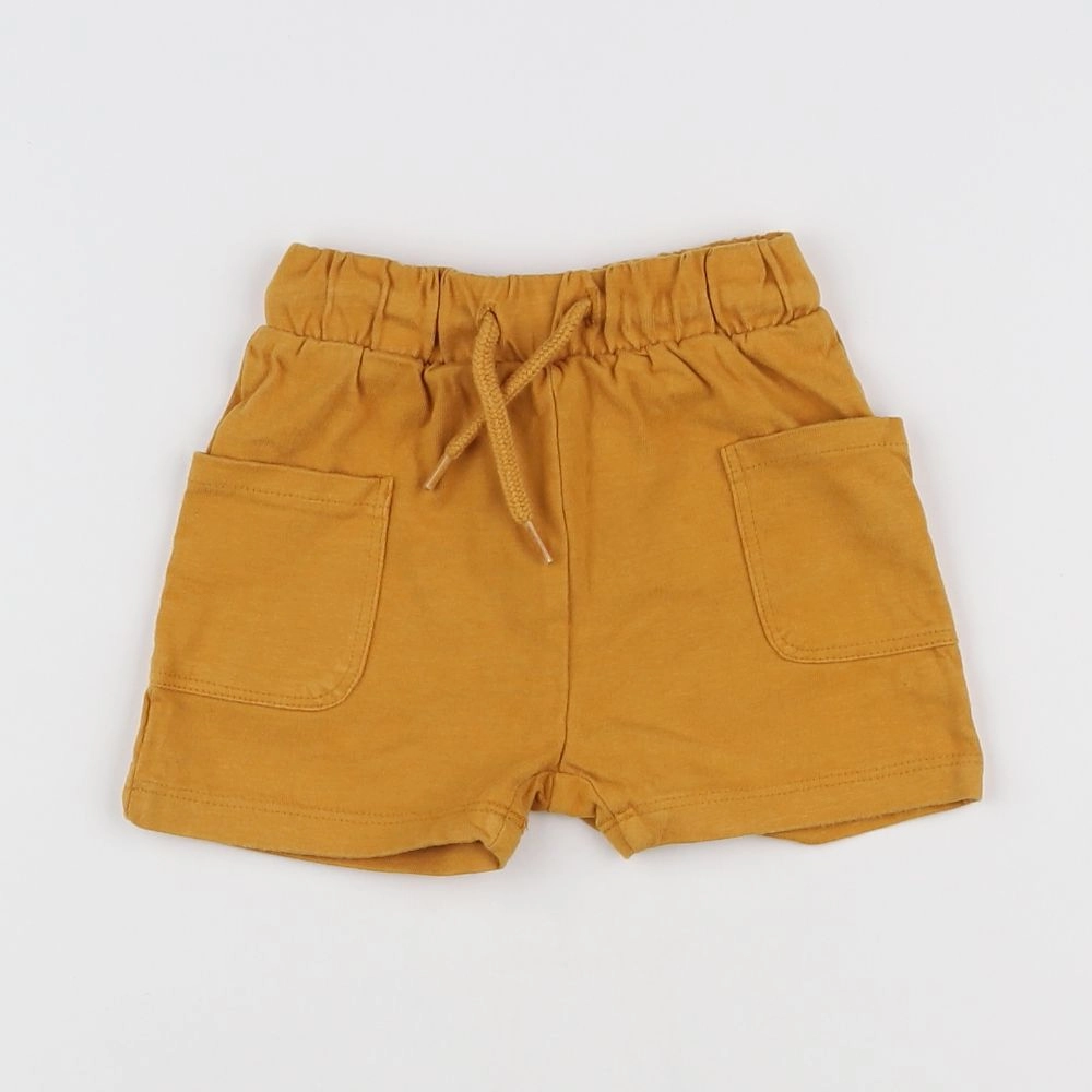 Vertbaudet - short jaune - 6 mois