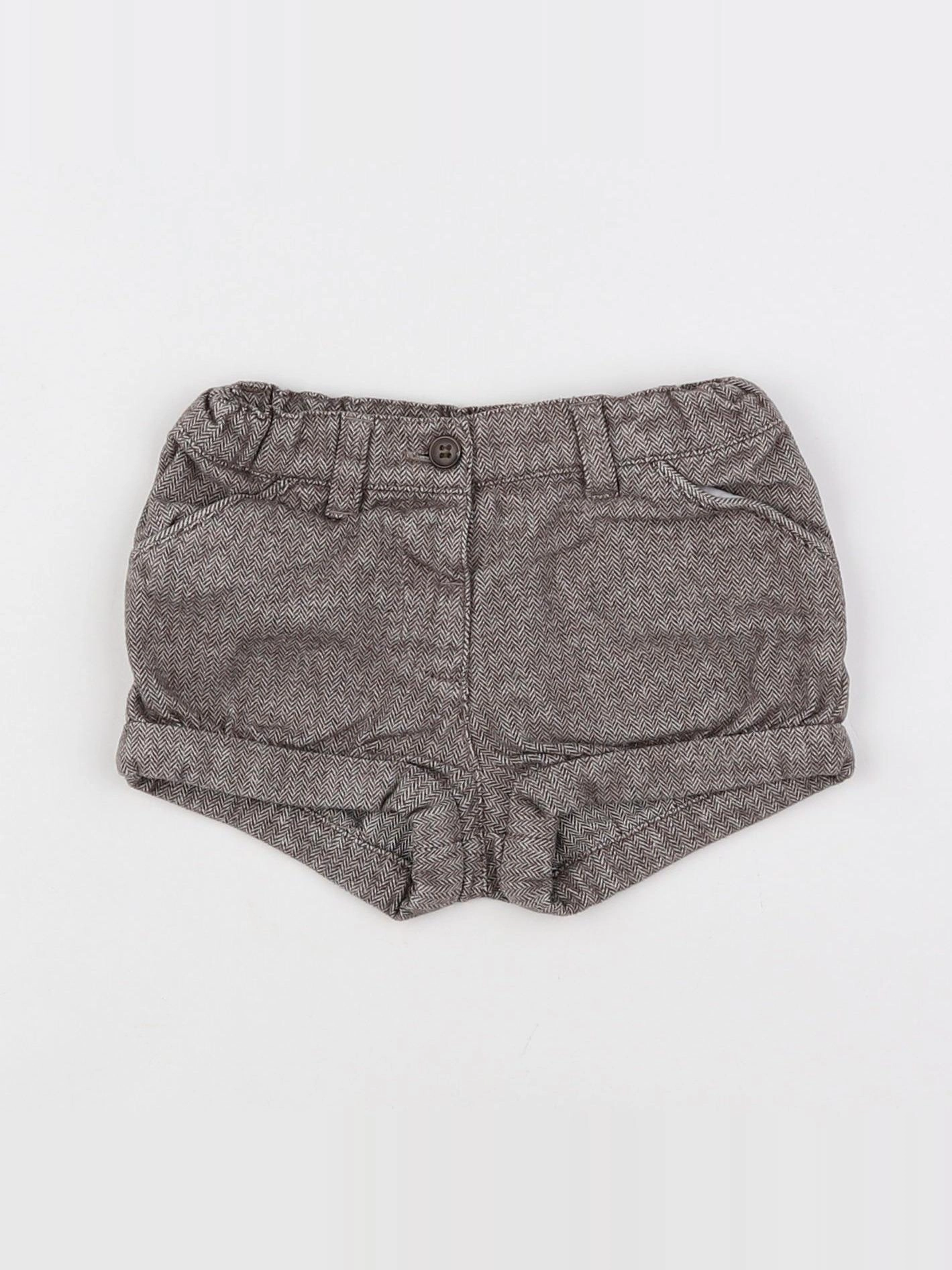 Boutchou - short marron - 12 mois