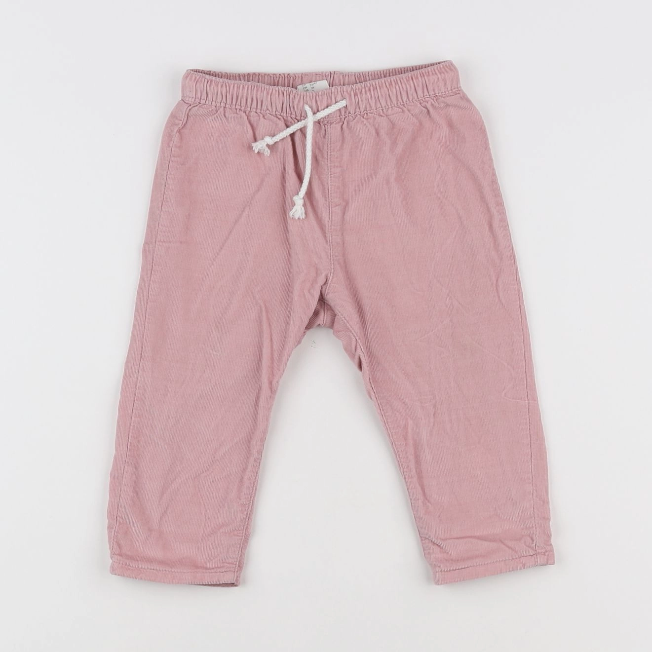 H&M - pantalon rose - 6/9 mois