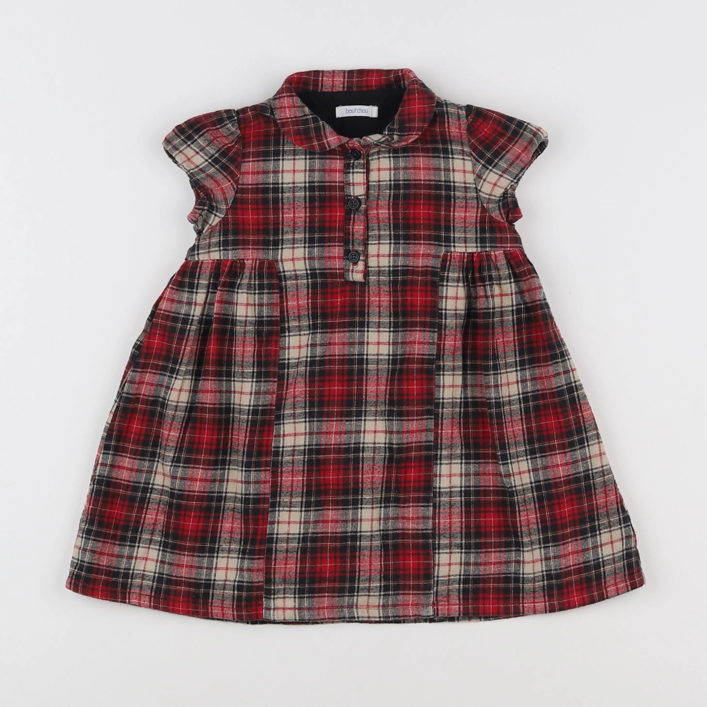 Boutchou - robe multicolore - 9 mois