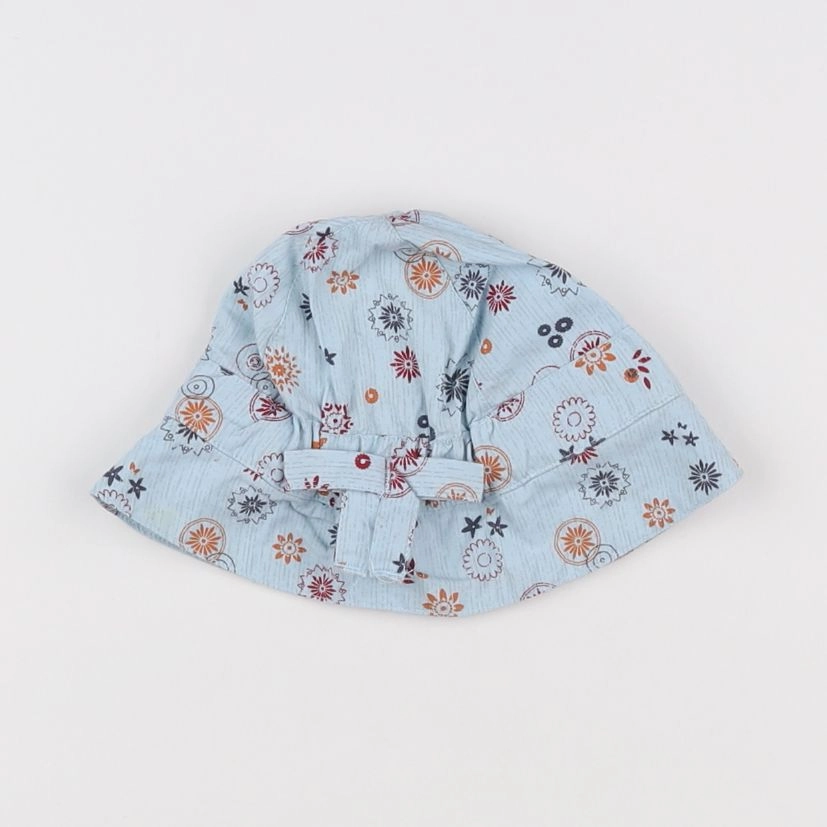 Terre de marins - chapeau bleu, orange - 12 mois