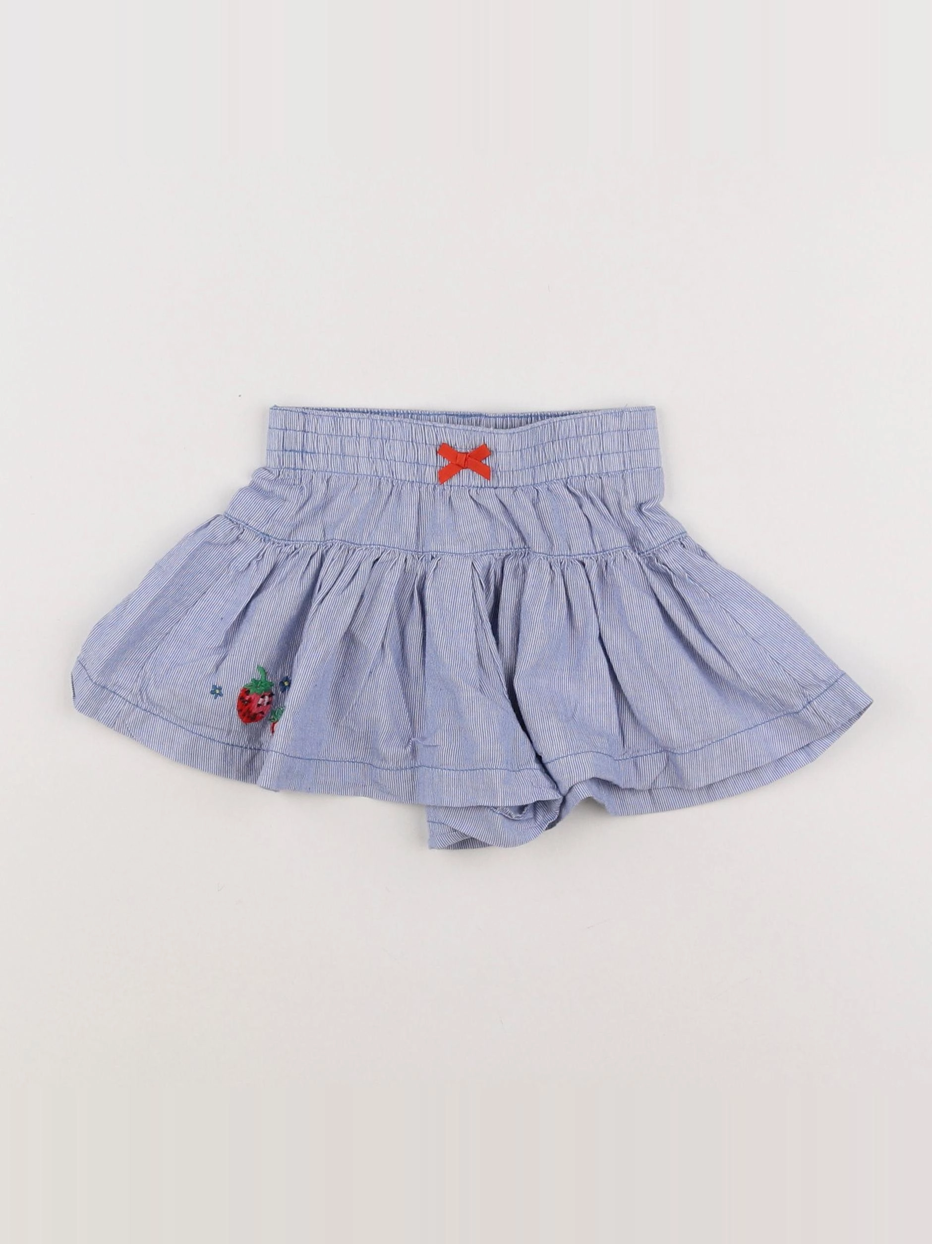Catimini - jupe blanc, bleu - 6 mois