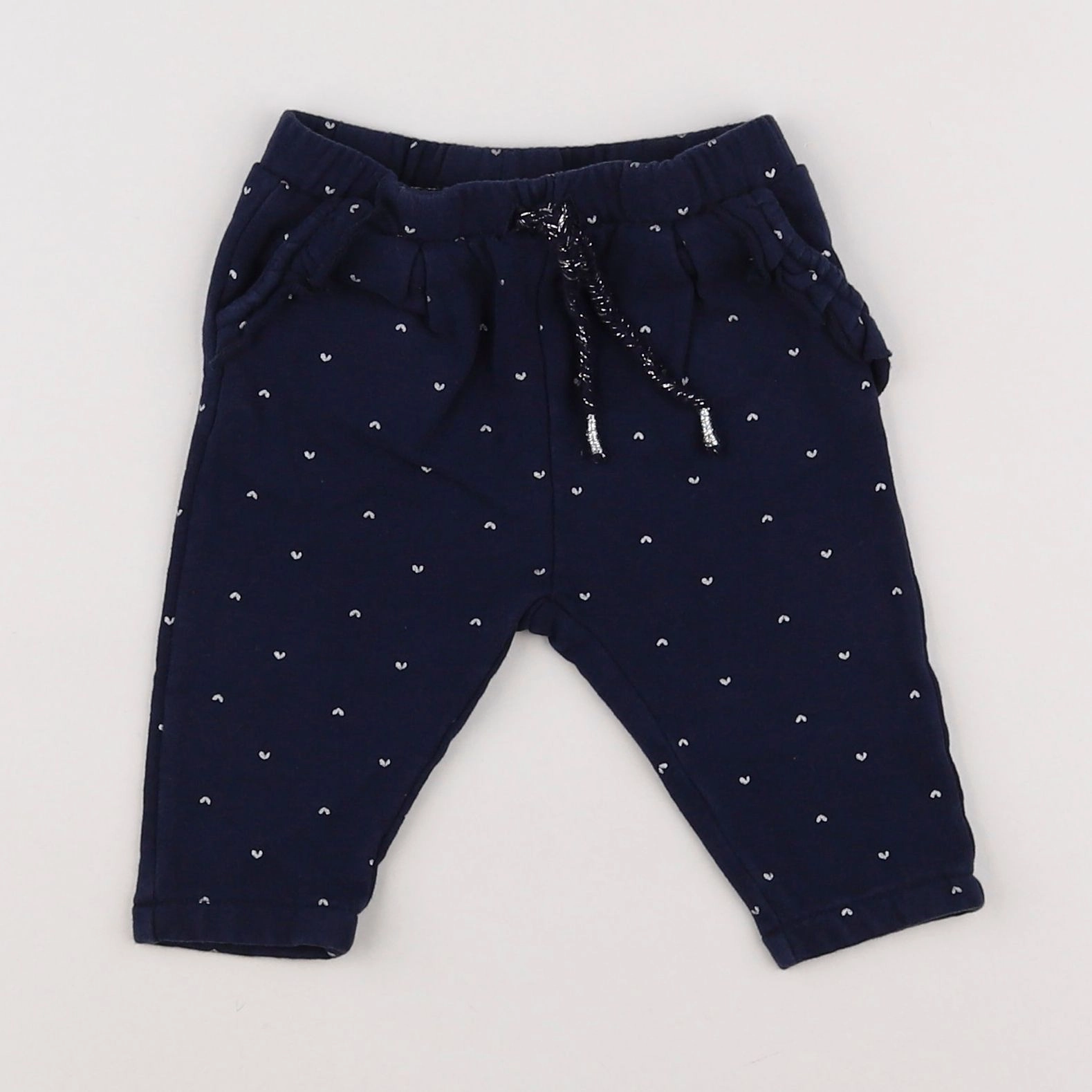 Vertbaudet - jogging bleu, blanc - 6 mois