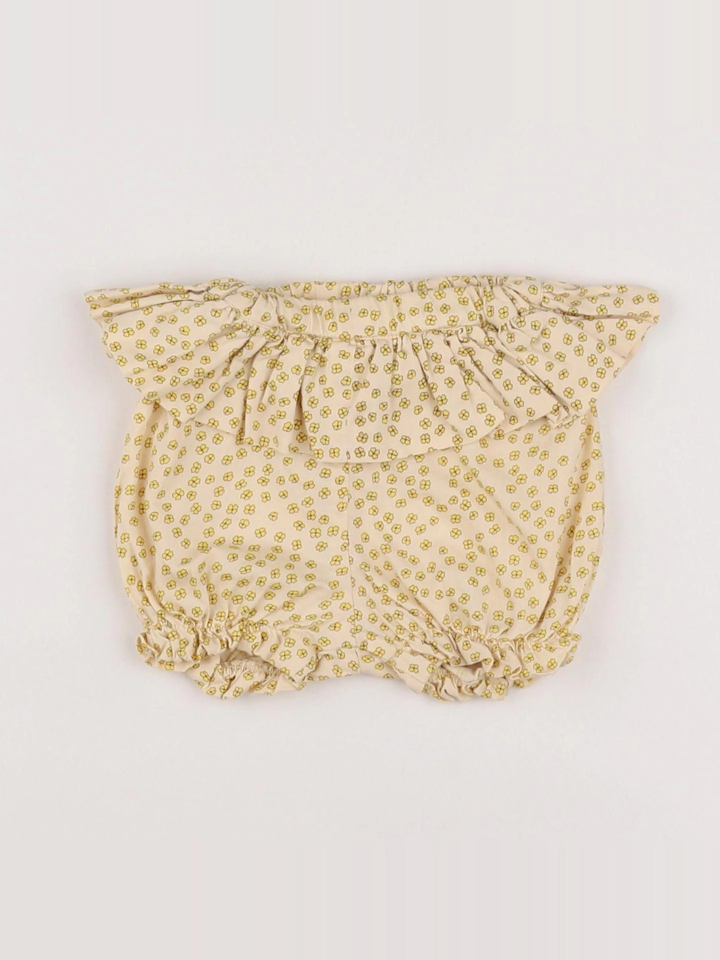 Konges slojd - bloomer blanc, jaune - 3 mois
