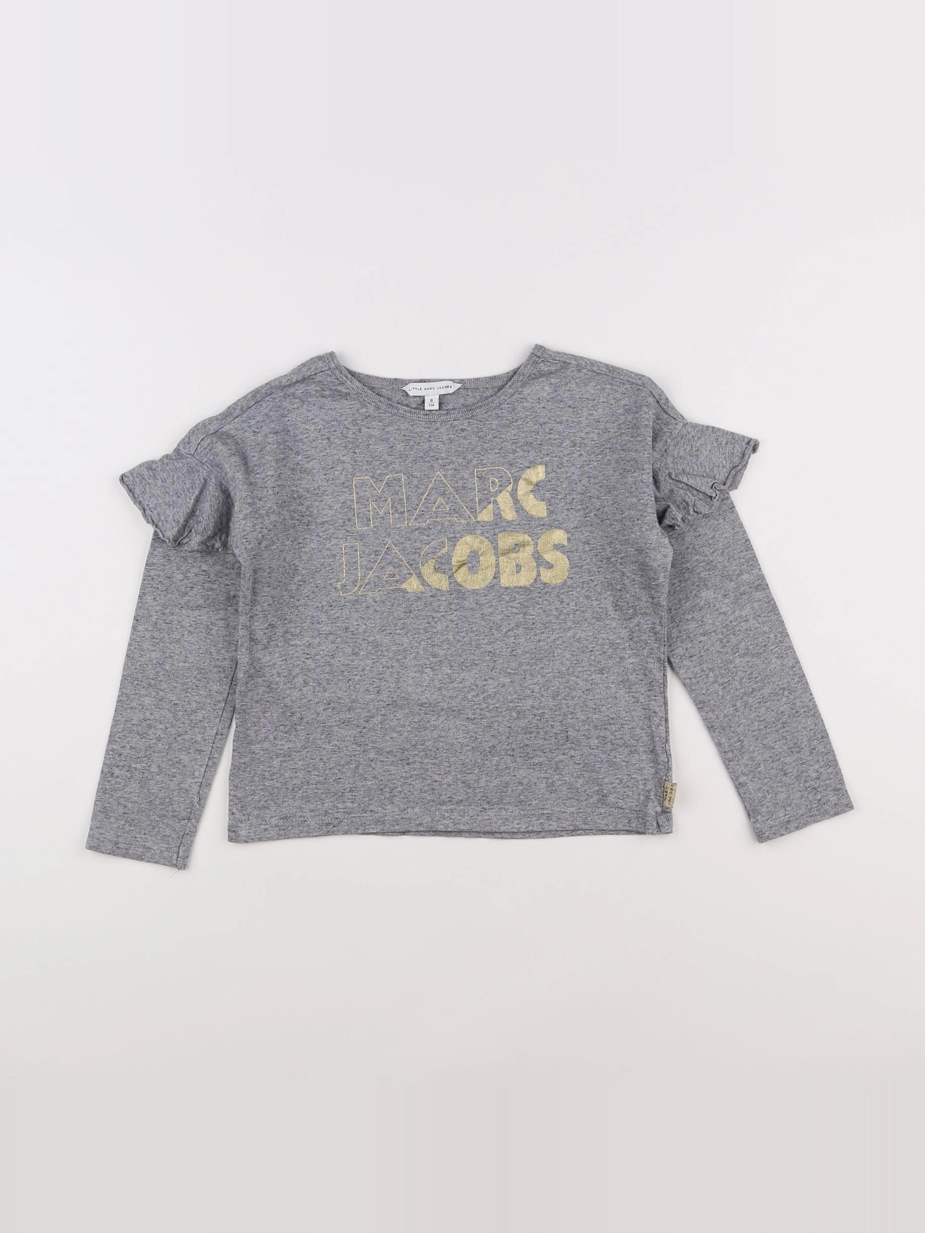 Little marc jacobs - tee-shirt gris - 6 ans