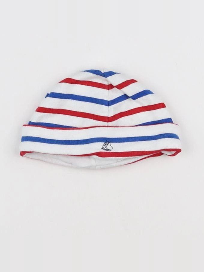 Petit Bateau - bonnet blanc - 12/18 mois