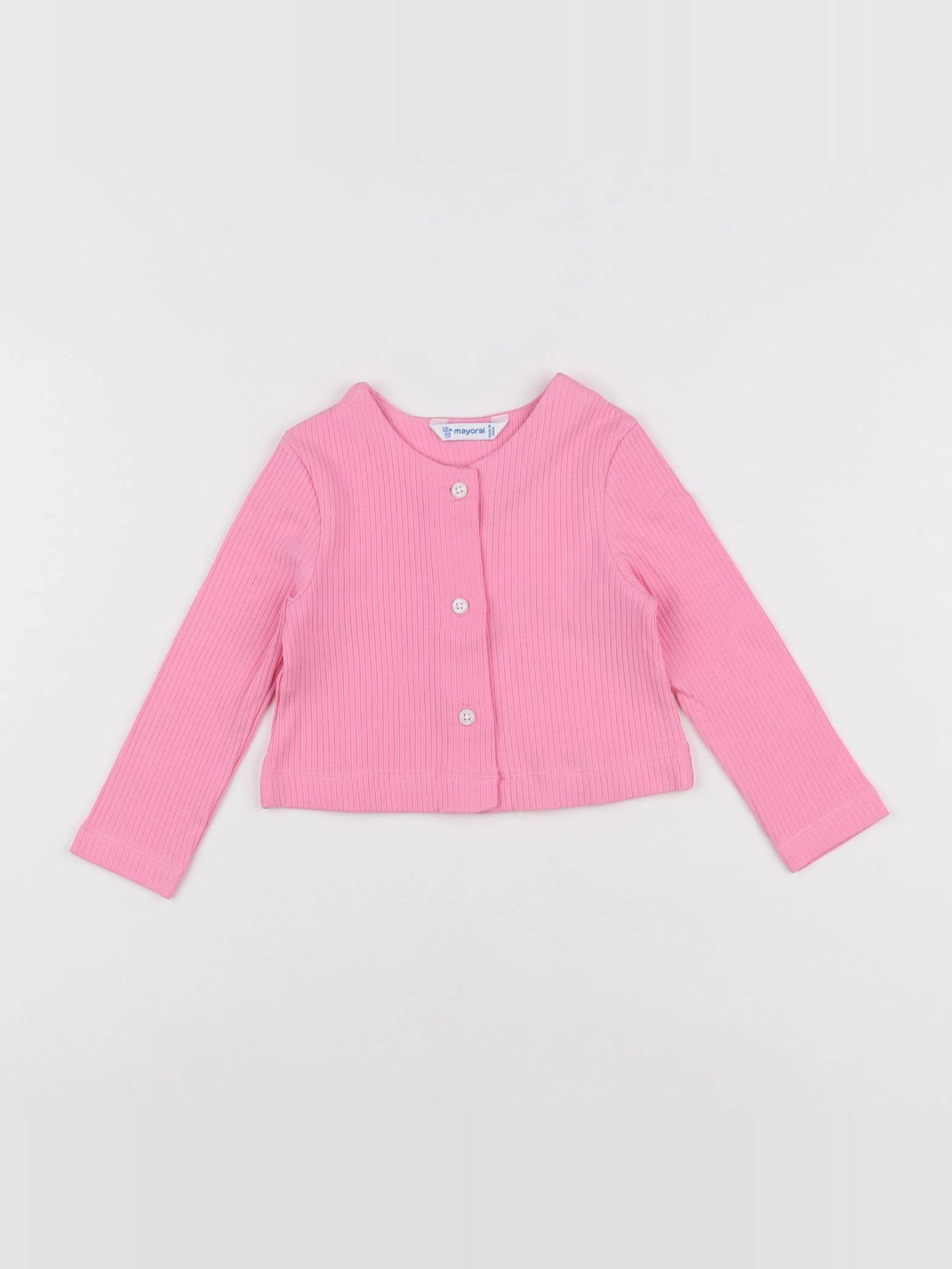 Mayoral - gilet rose - 12 mois
