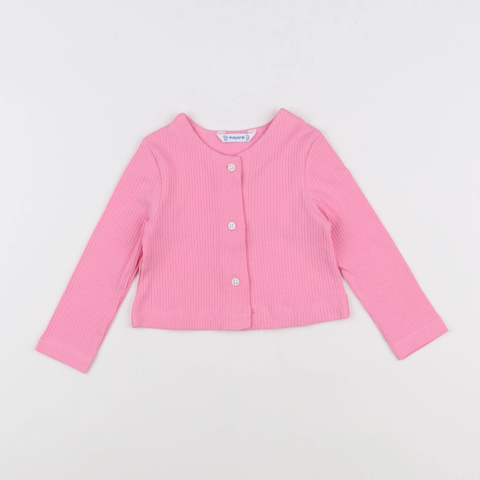 Mayoral - gilet rose - 12 mois