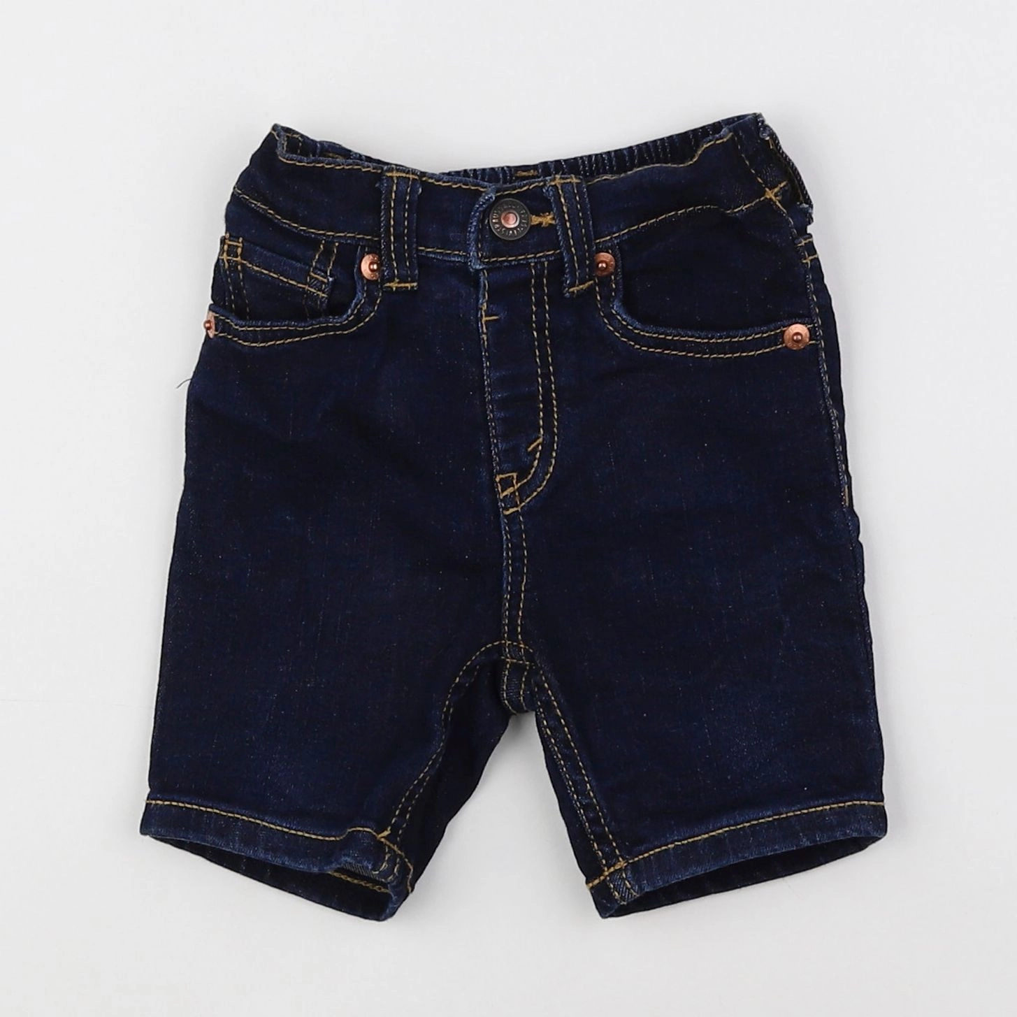 Levi's - short bleu - 12 mois