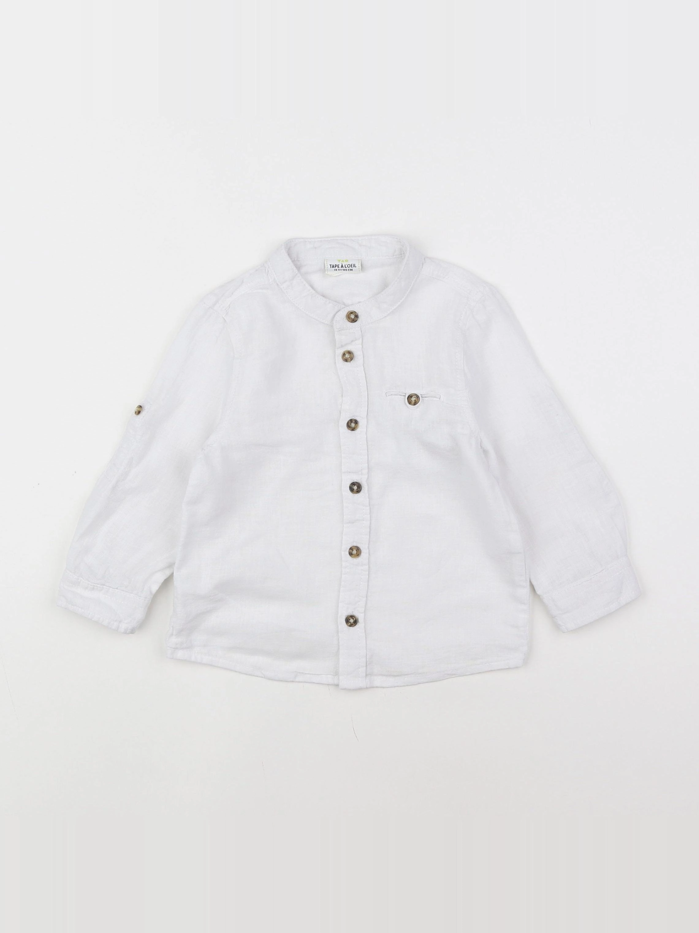Tape à l'oeil - chemise blanc - 18 mois
