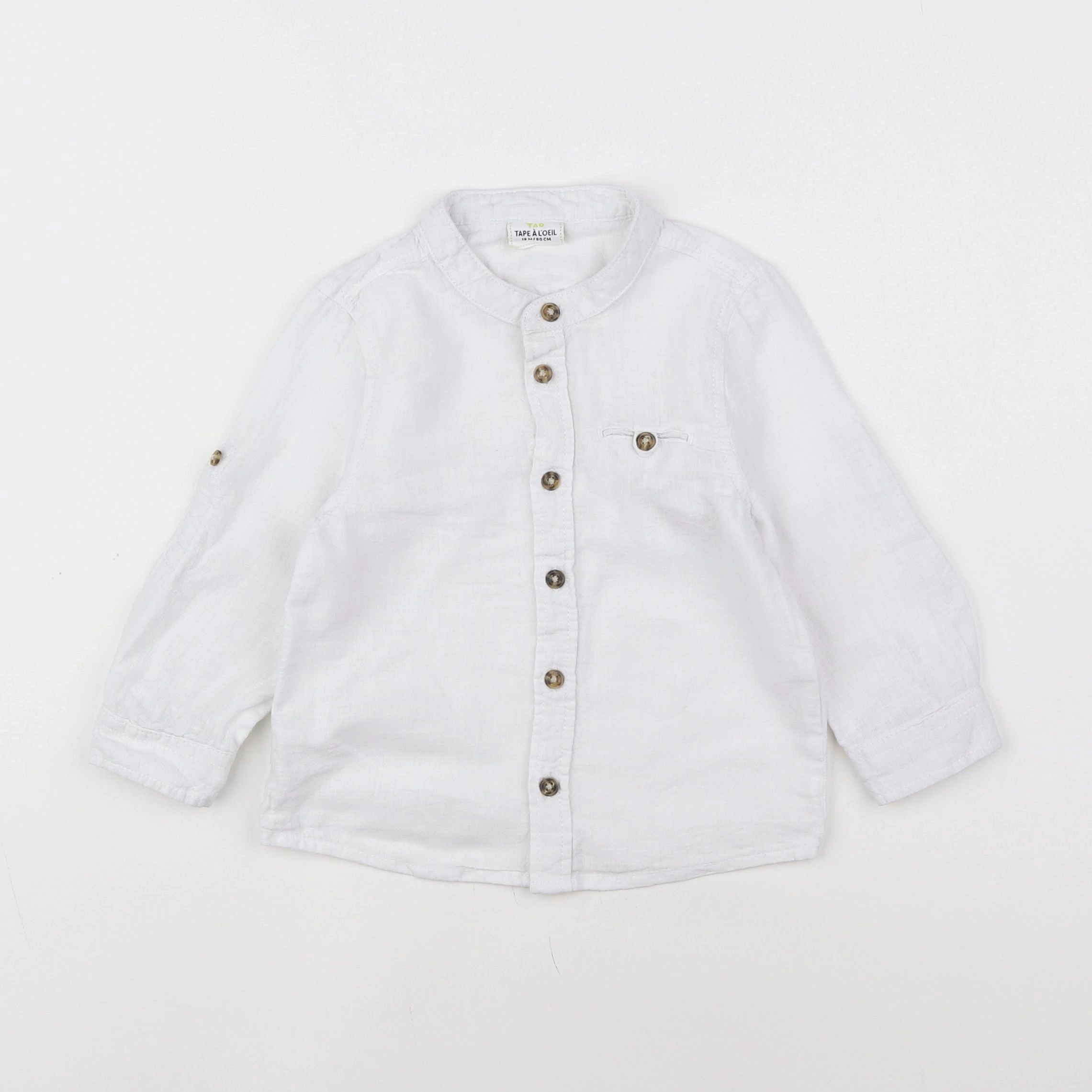 Tape à l'oeil - chemise blanc - 18 mois
