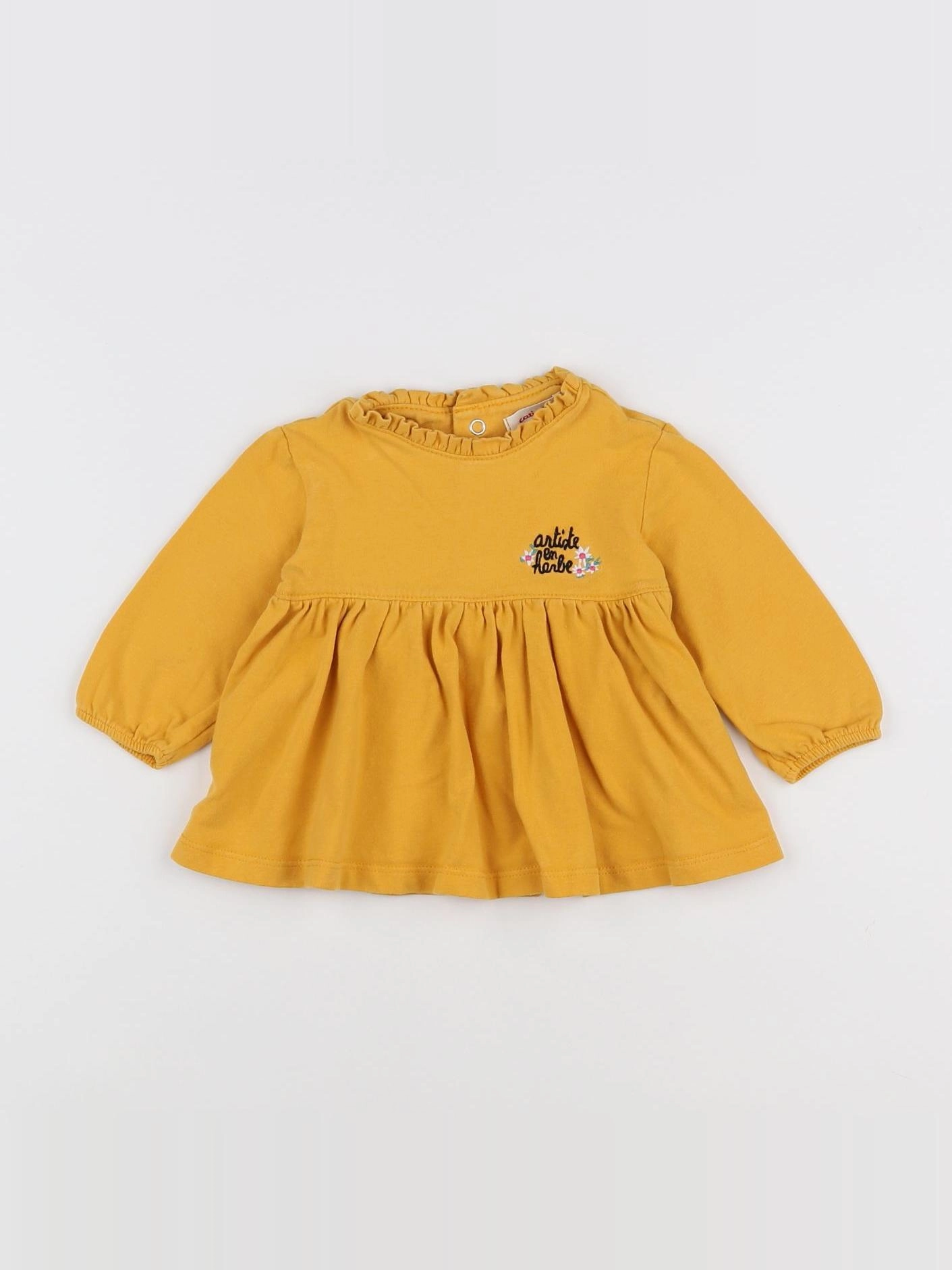 Catimini - tee-shirt jaune - 6 mois