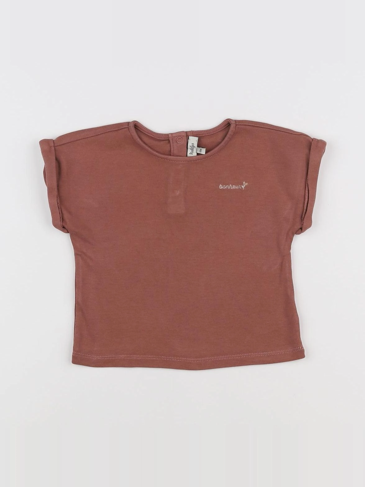 Natalys - tee-shirt marron - 18 mois