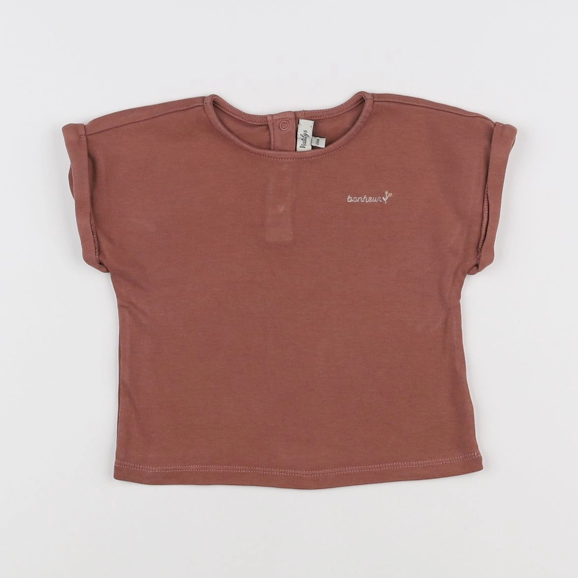 Natalys - tee-shirt marron - 18 mois