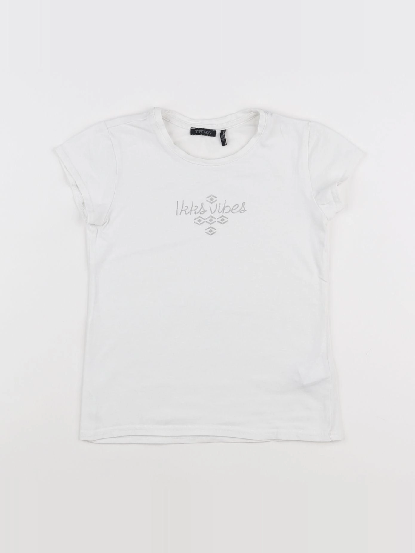 IKKS - tee-shirt blanc - 6 ans