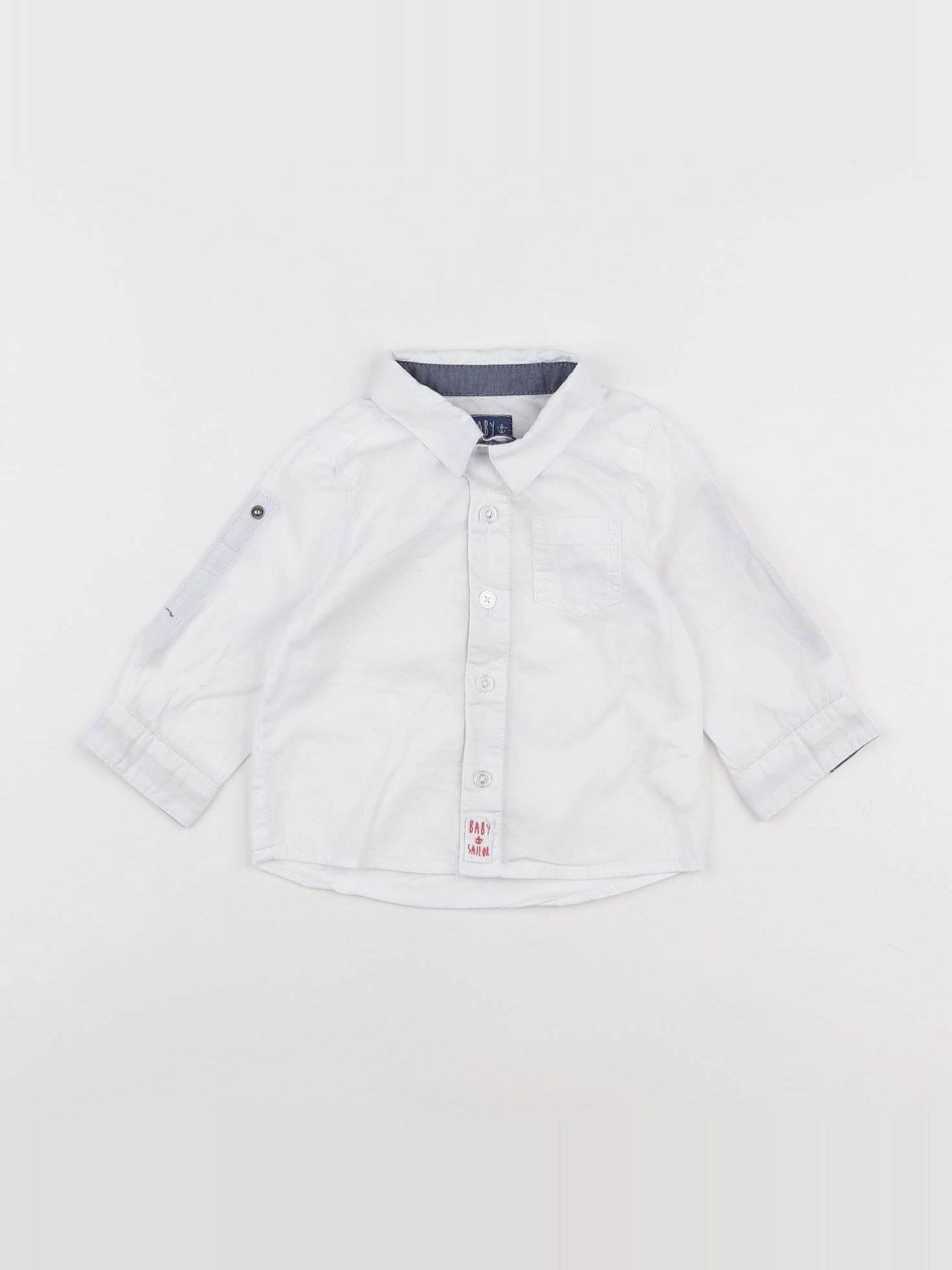 Tape à l'oeil - chemise blanc - 6 mois