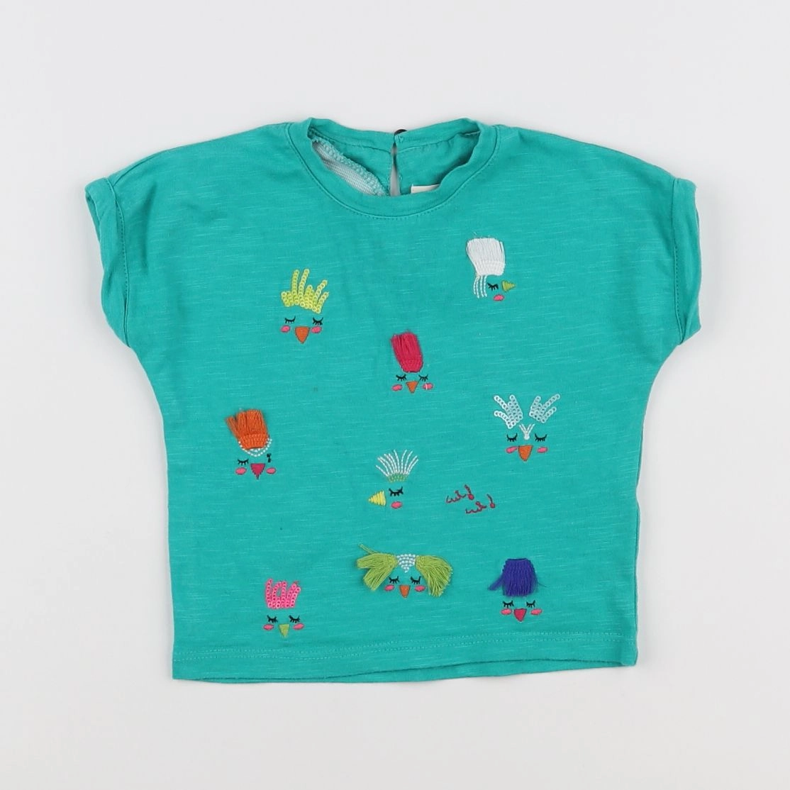Catimini - tee-shirt vert - 6 mois