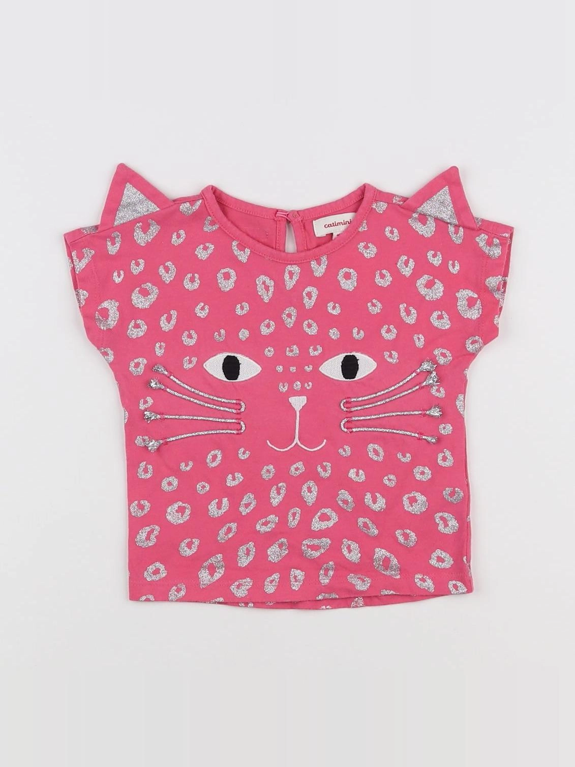 Catimini - tee-shirt rose - 12 mois
