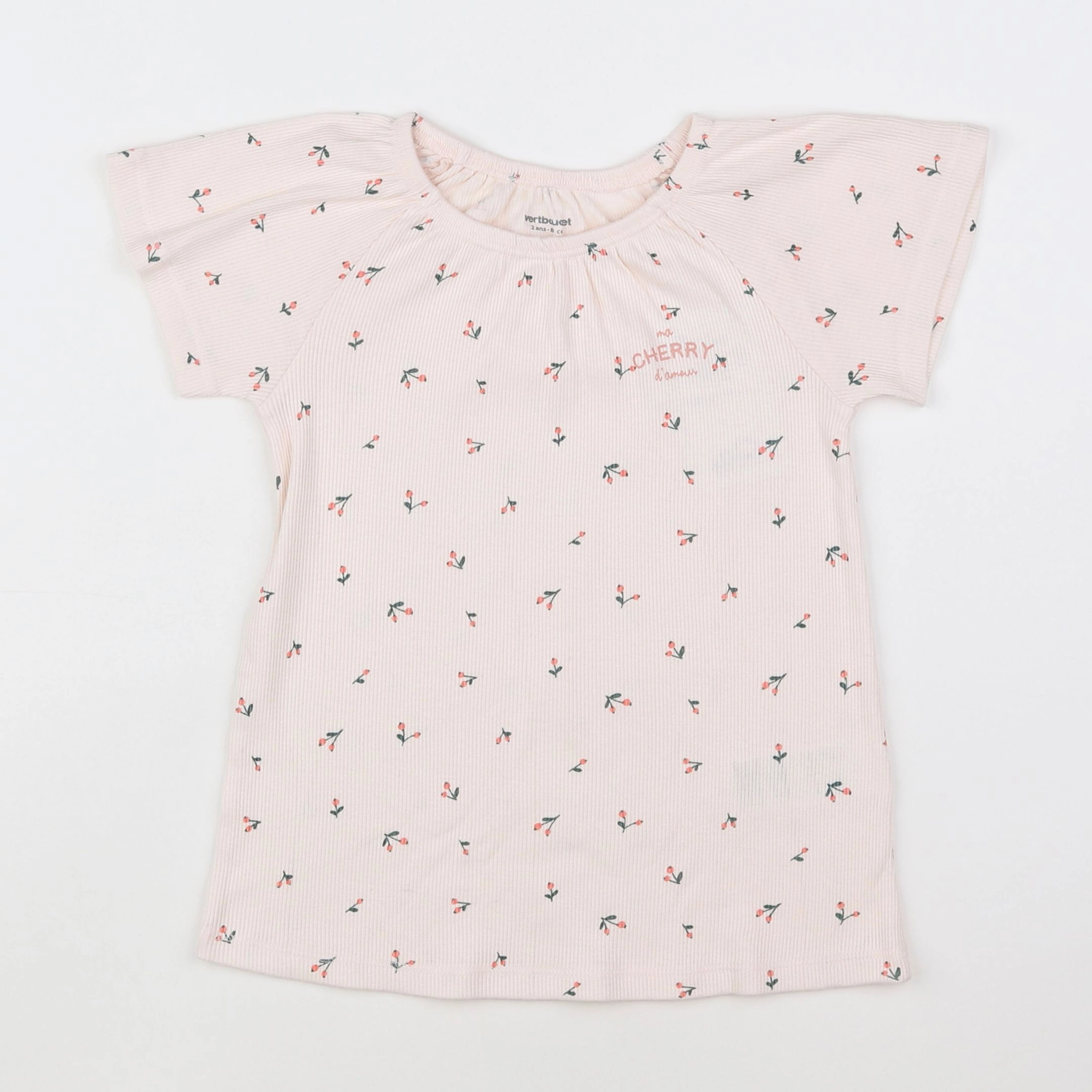Vertbaudet - robe rose - 2 ans