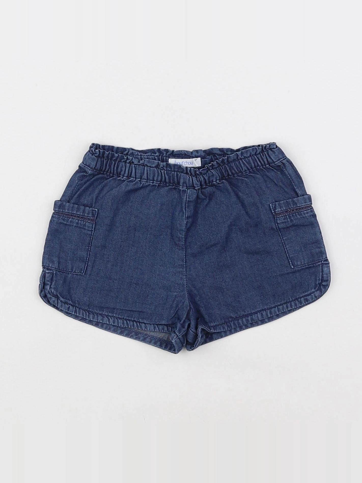Boutchou - short bleu - 9 mois