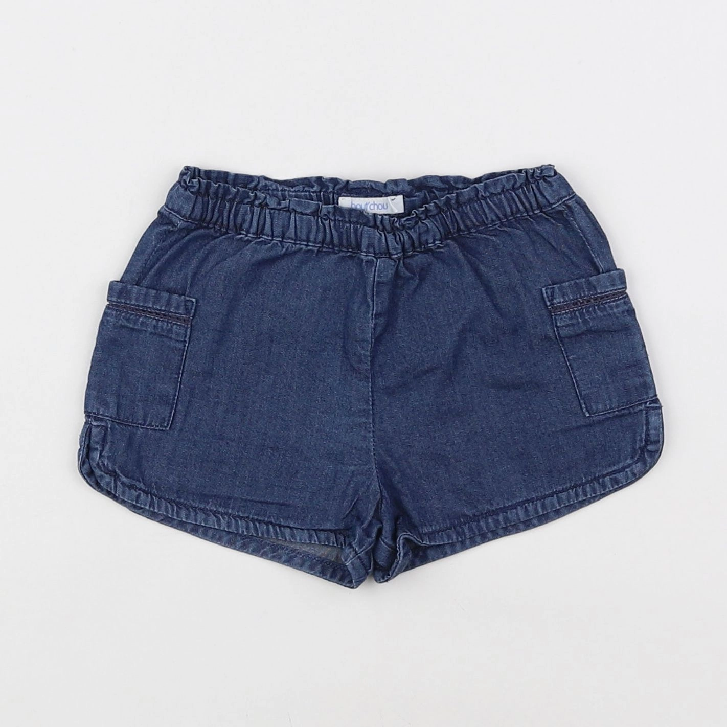 Boutchou - short bleu - 9 mois