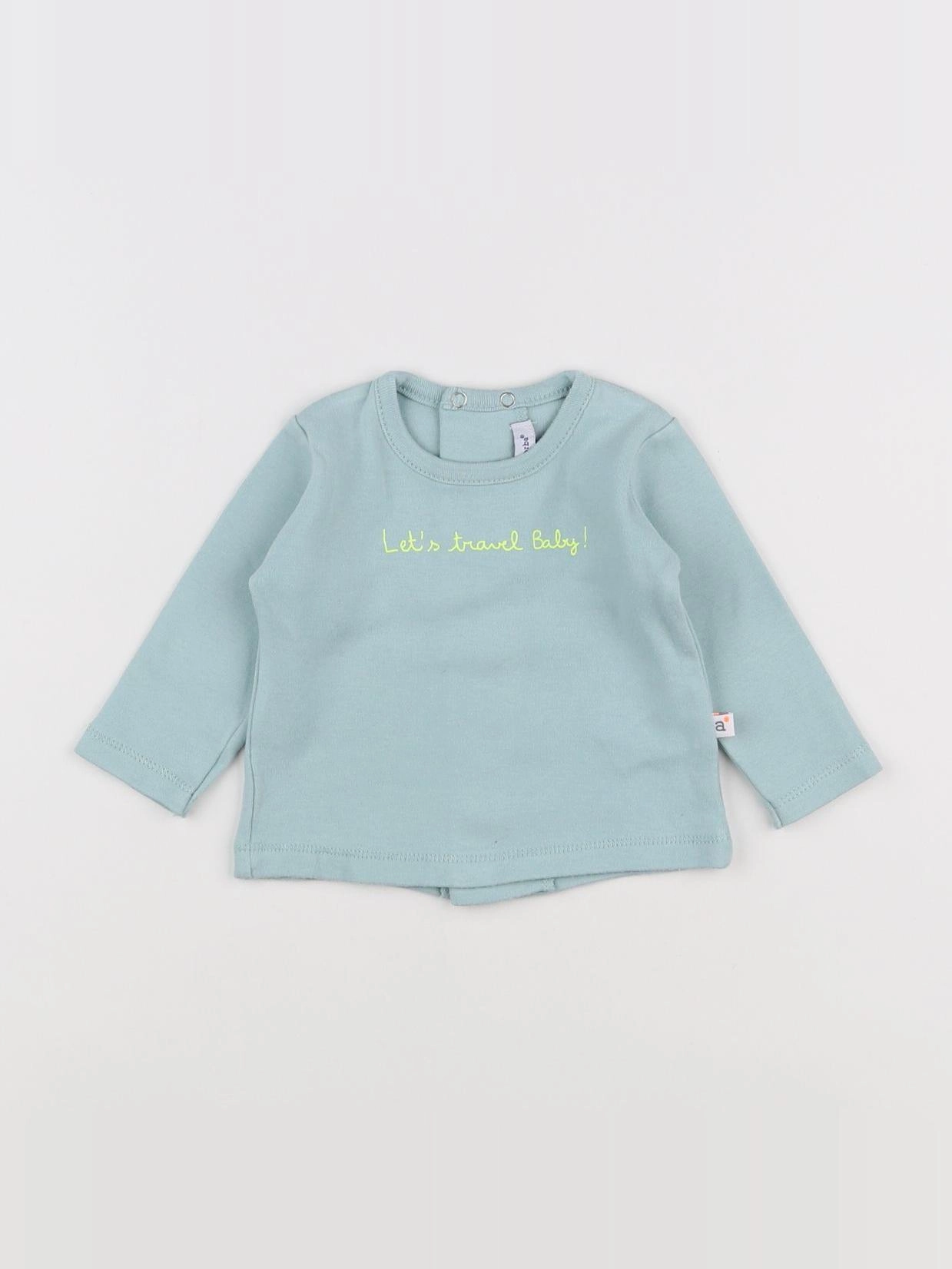 Absorba - tee-shirt bleu - 3 mois