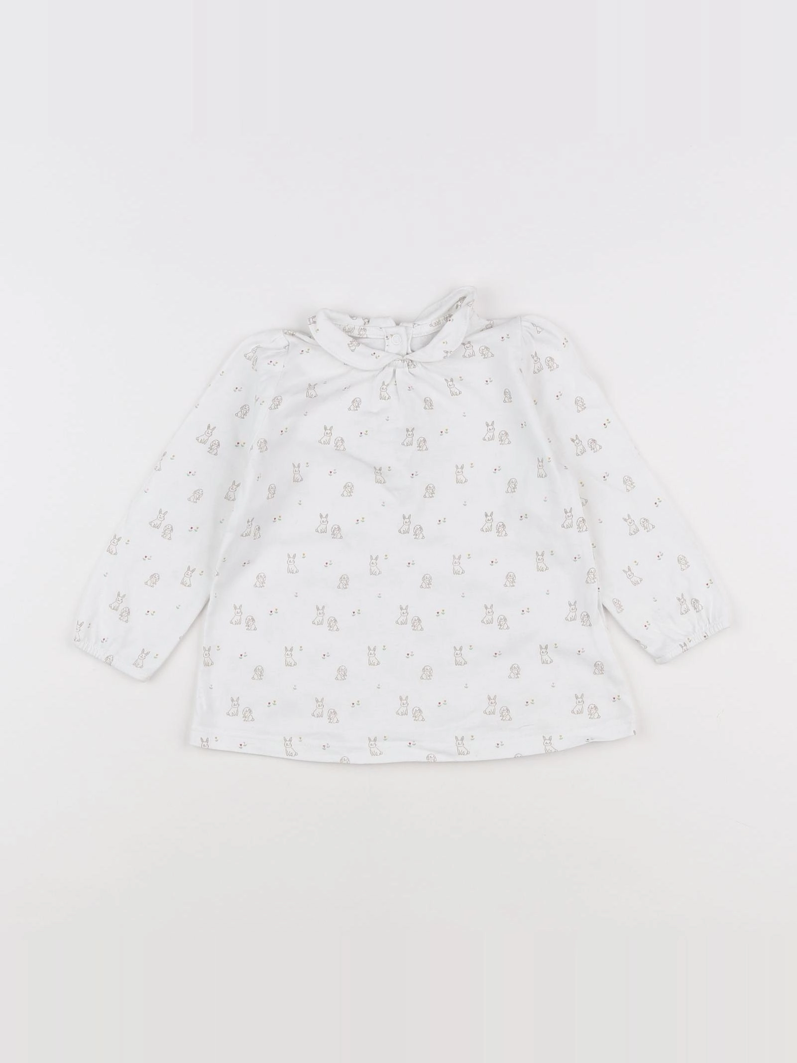 Boutchou - tee-shirt blanc - 18 mois