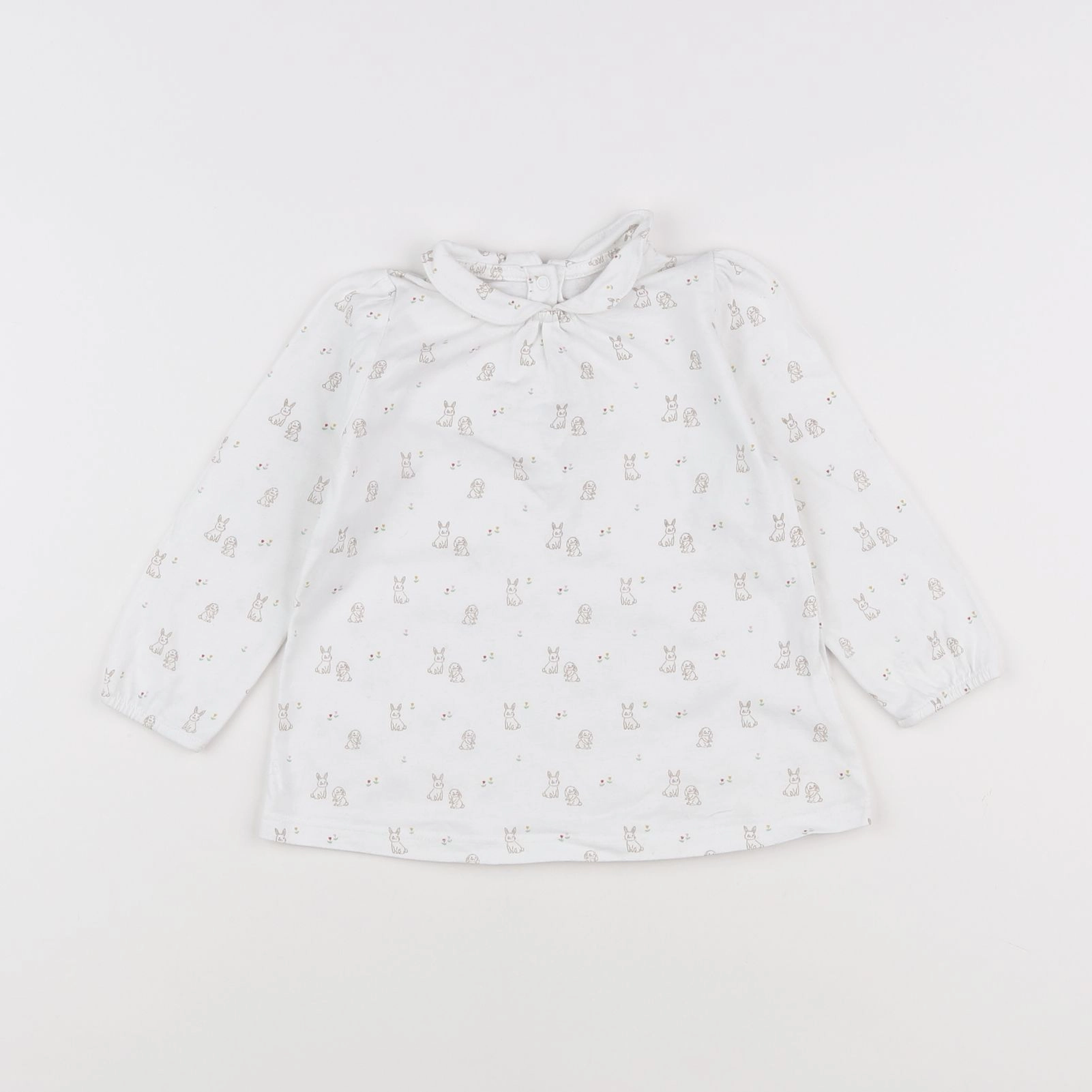 Boutchou - tee-shirt blanc - 18 mois