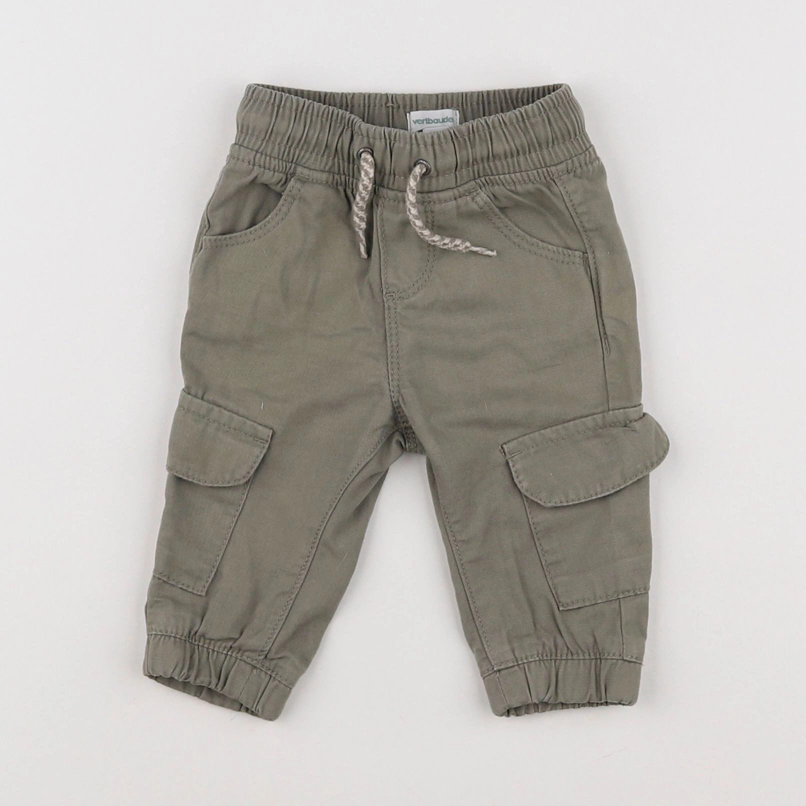 Vertbaudet - pantalon vert - 3 mois