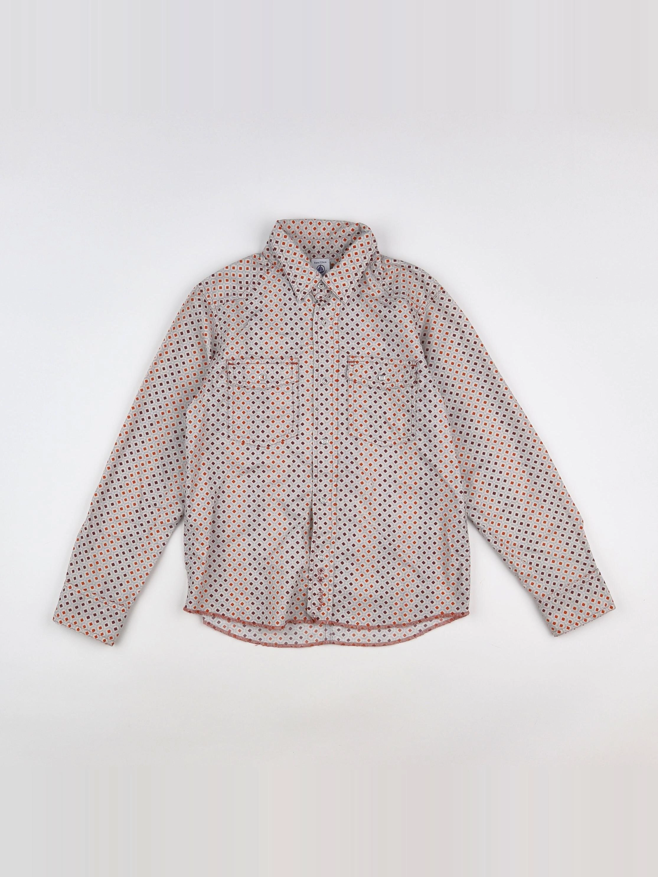 Petit Bateau - blouse multicolore - 8 ans
