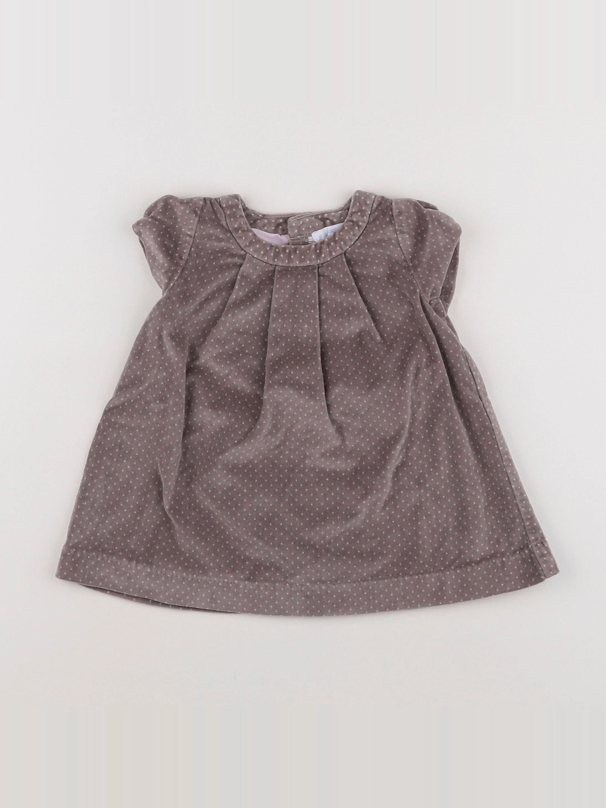 Jacadi - robe marron - 12 mois
