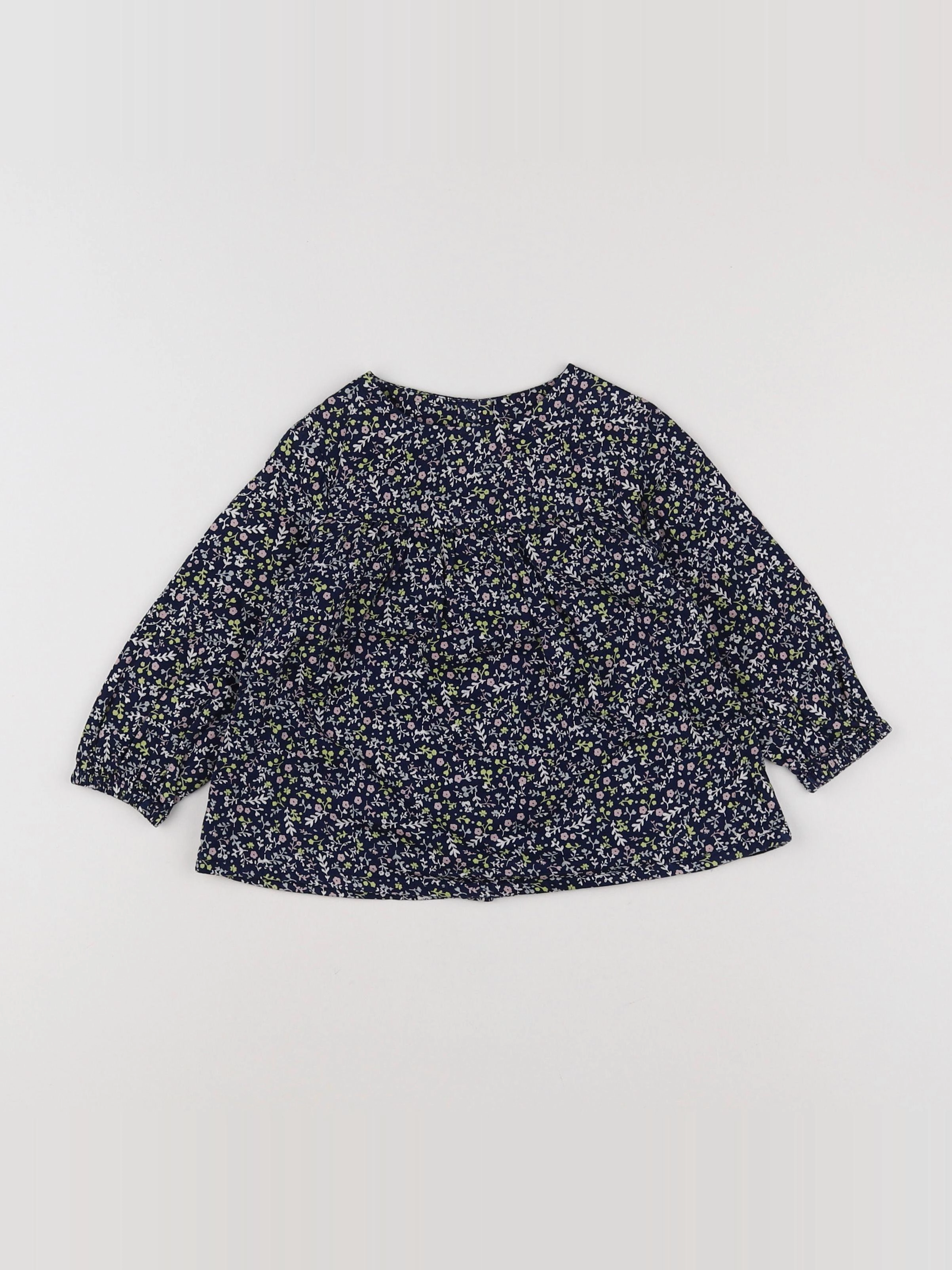 Tape à l'oeil - blouse bleu - 18 mois