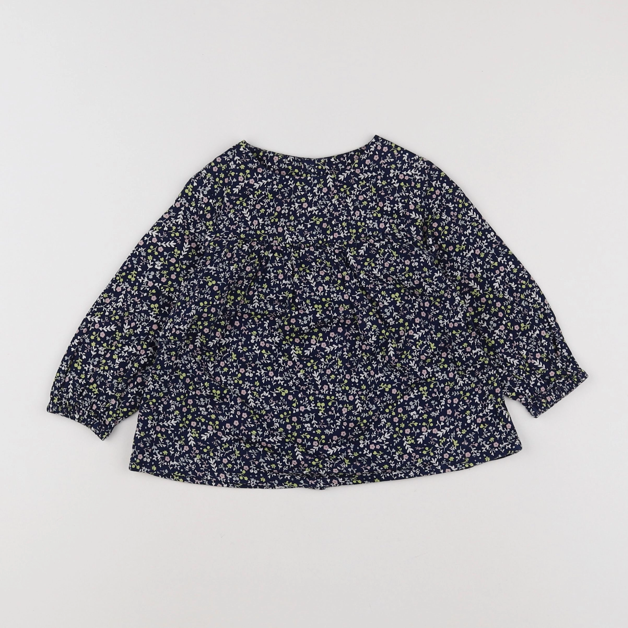 Tape à l'oeil - blouse bleu - 18 mois