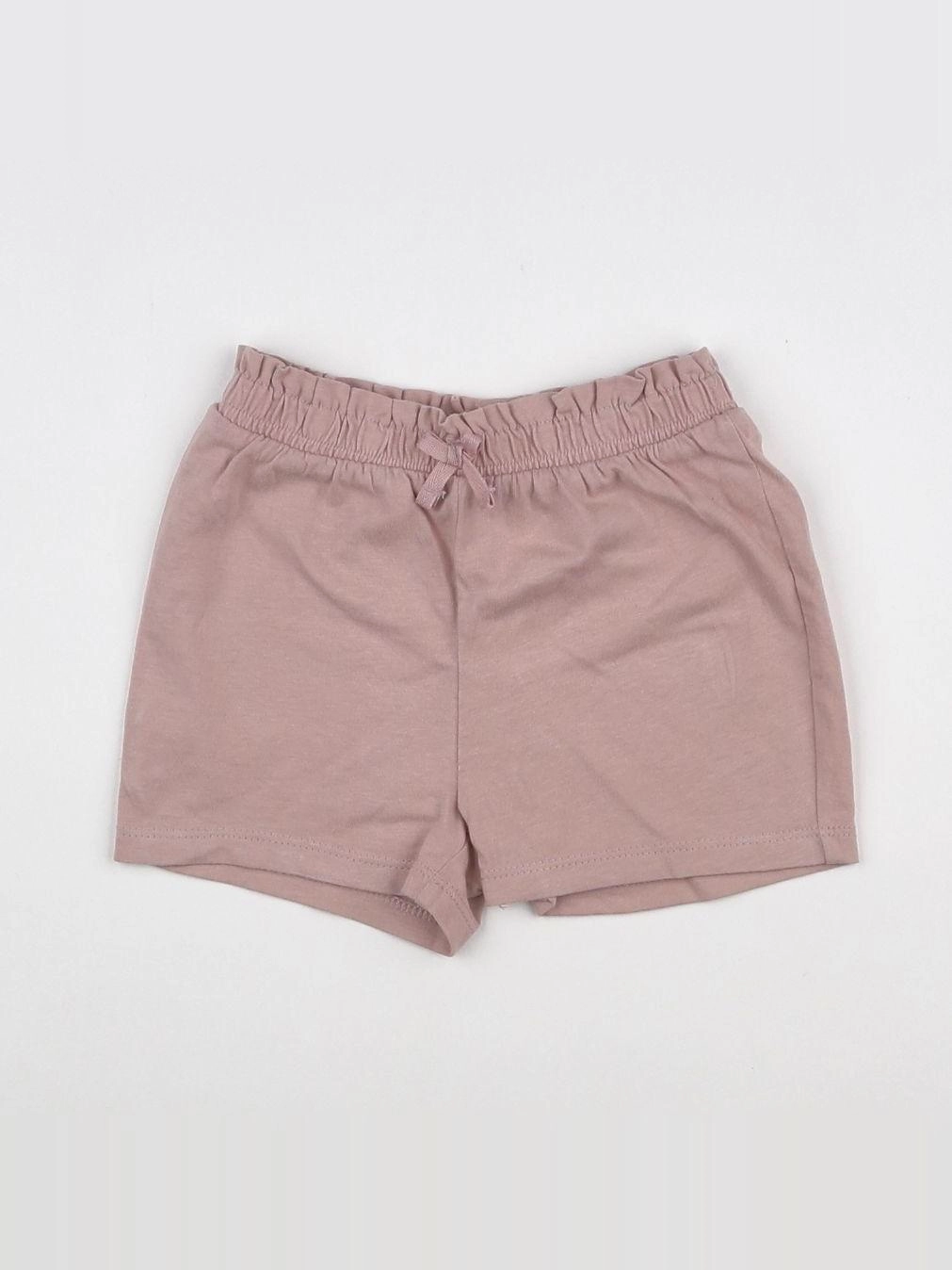 H&M - short rose - 9/12 mois