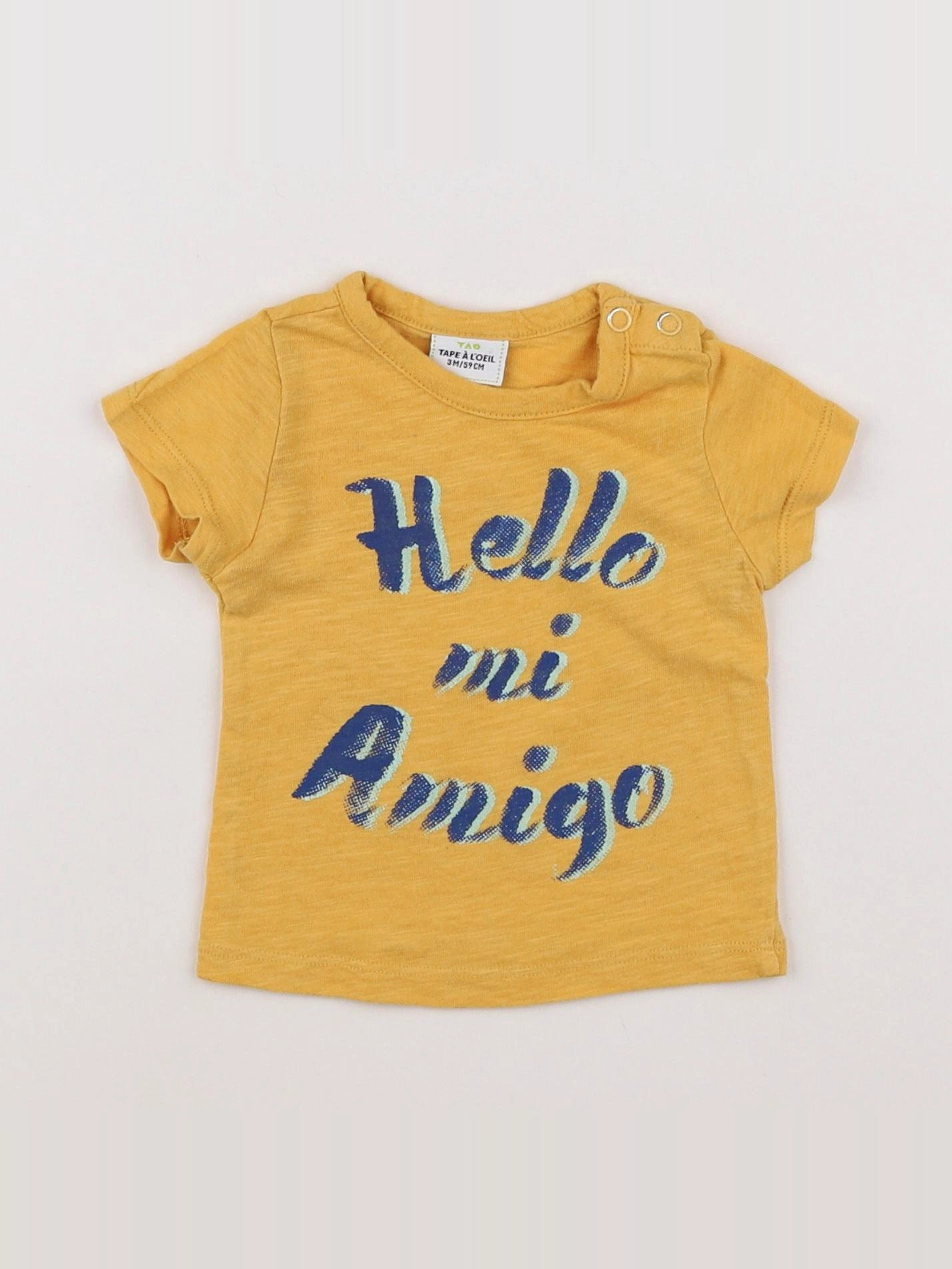 Tape à l'oeil - tee-shirt jaune - 3 mois