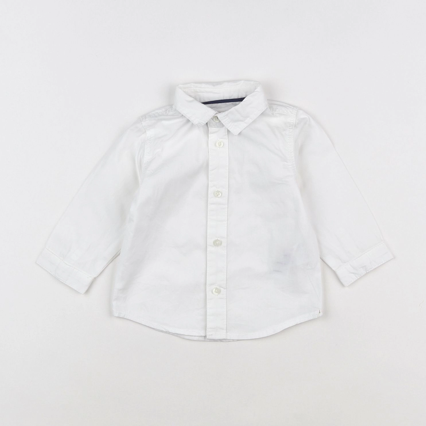 Vertbaudet - chemise blanc - 9 mois