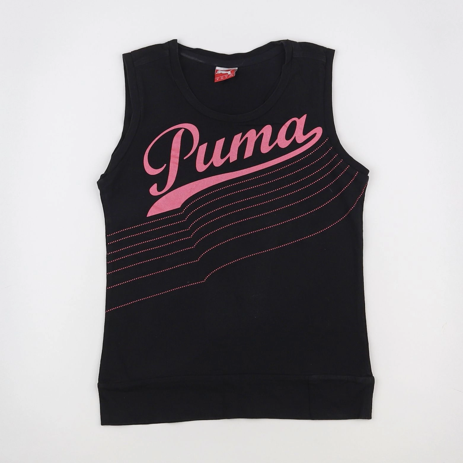 Puma - débardeur noir, rose - 10 ans