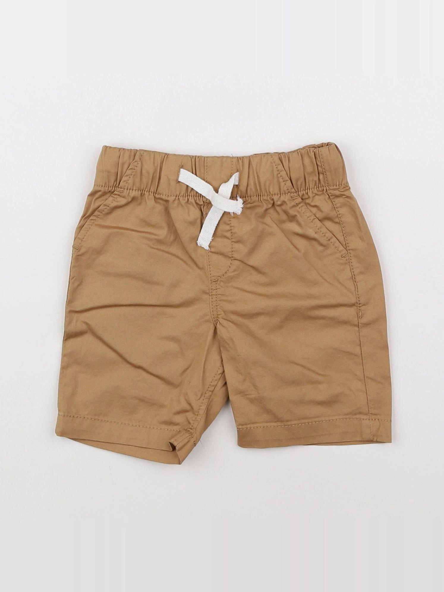 H&M - short marron - 6 mois